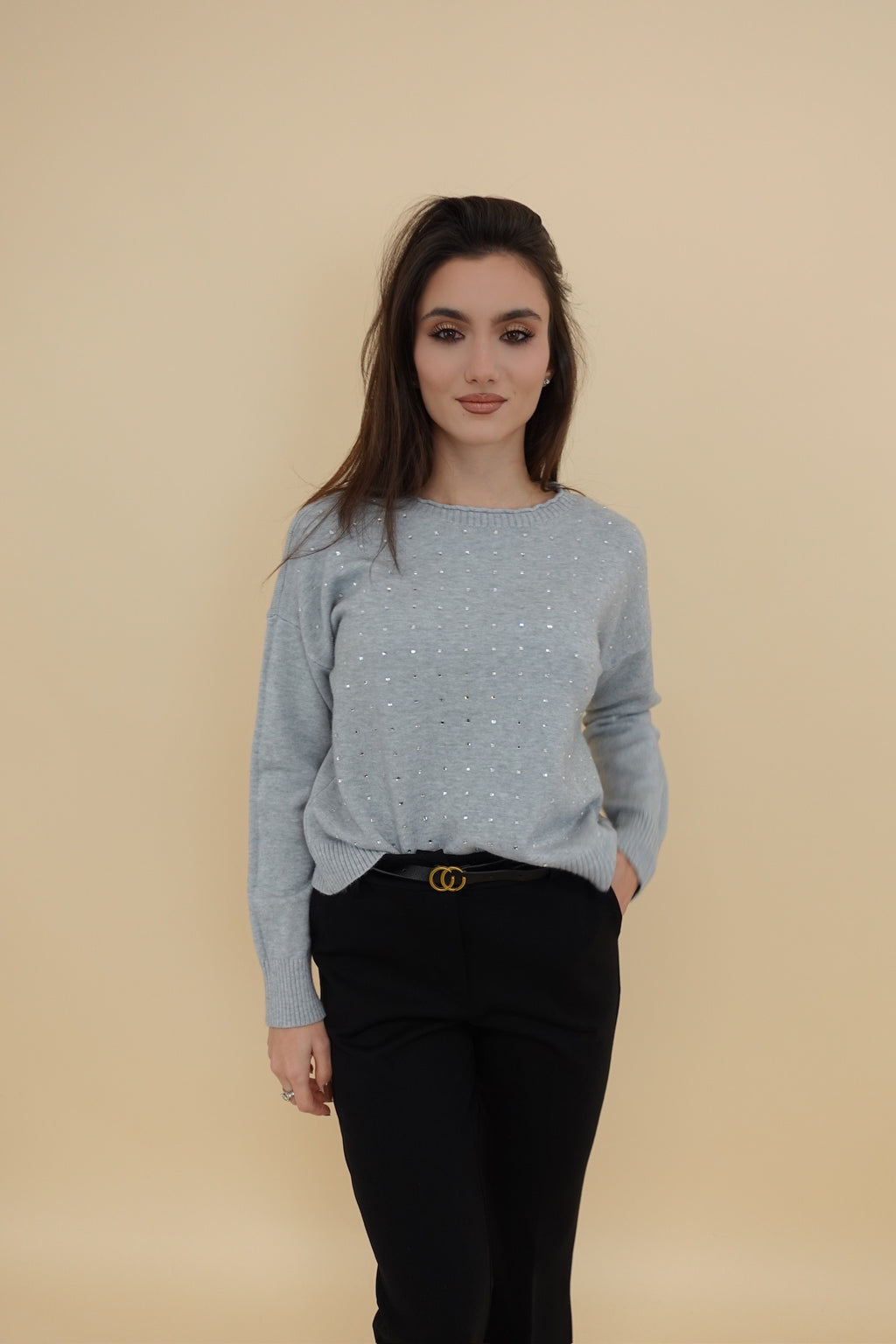 Maglione Samuela Grigio