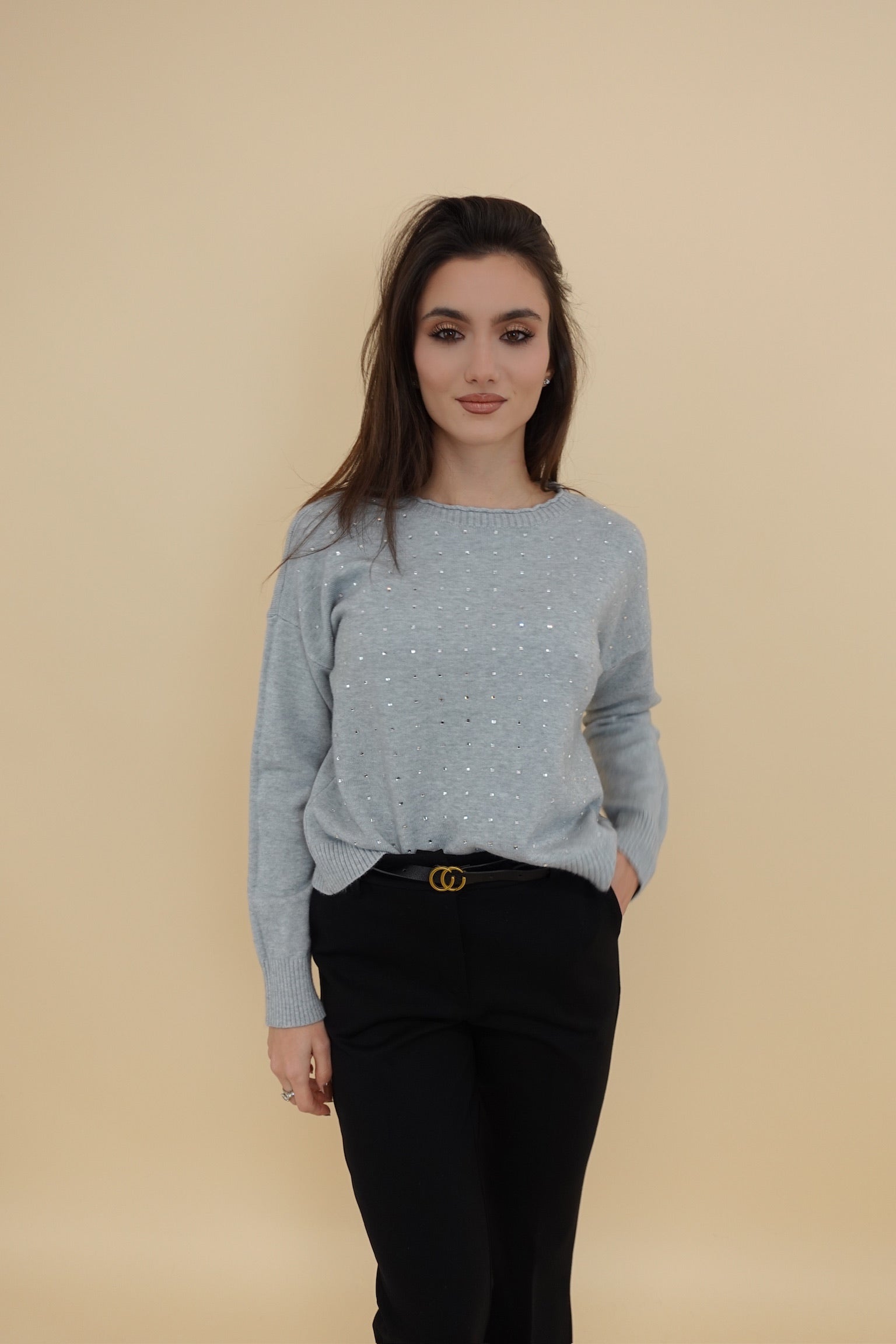 Maglione Samuela Grigio