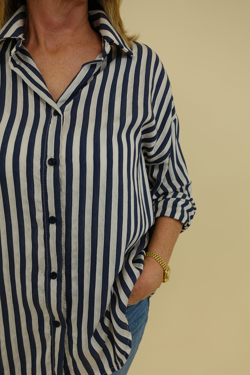 Camicia Over Blu
