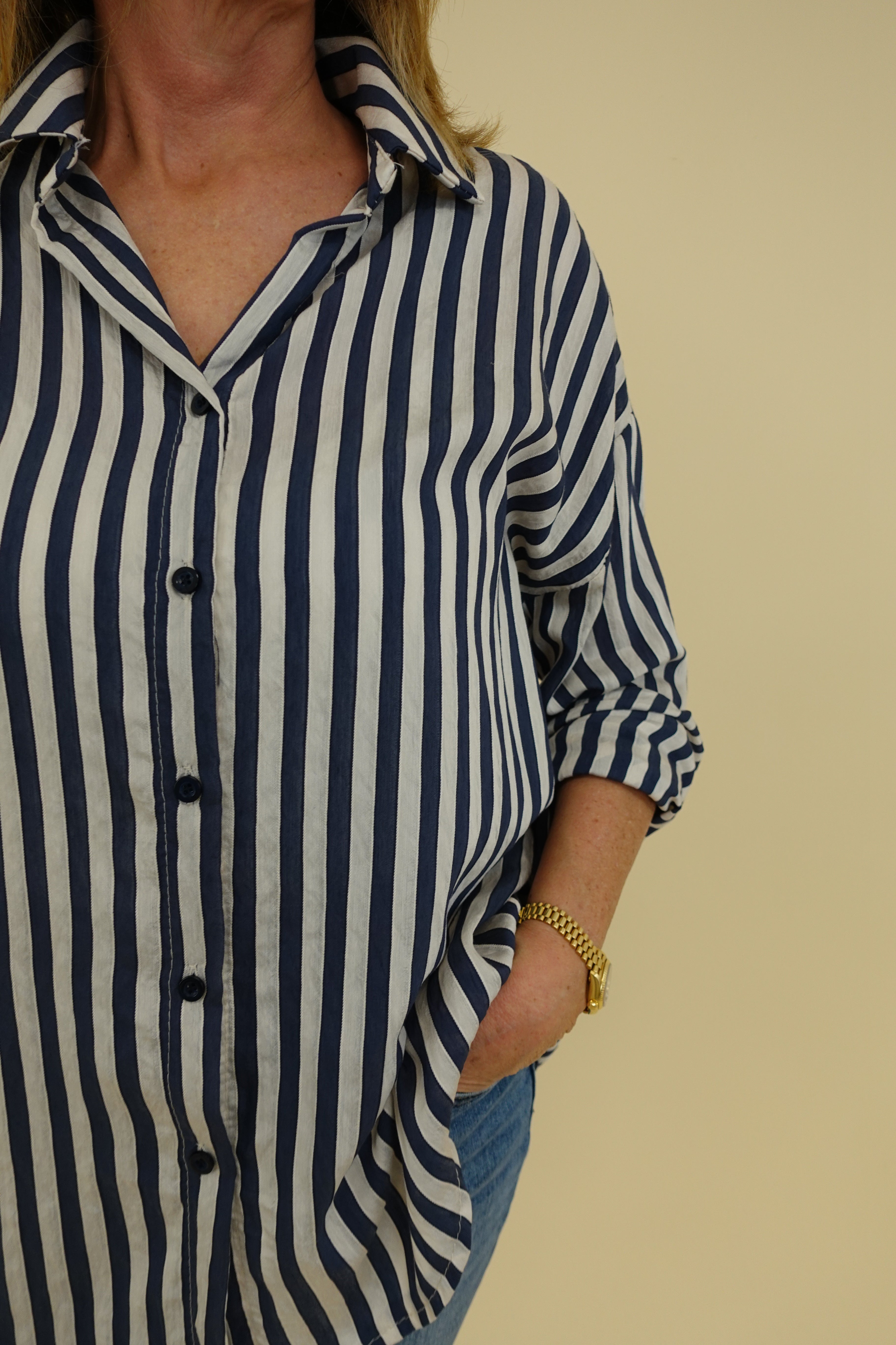 Camicia Over Blu