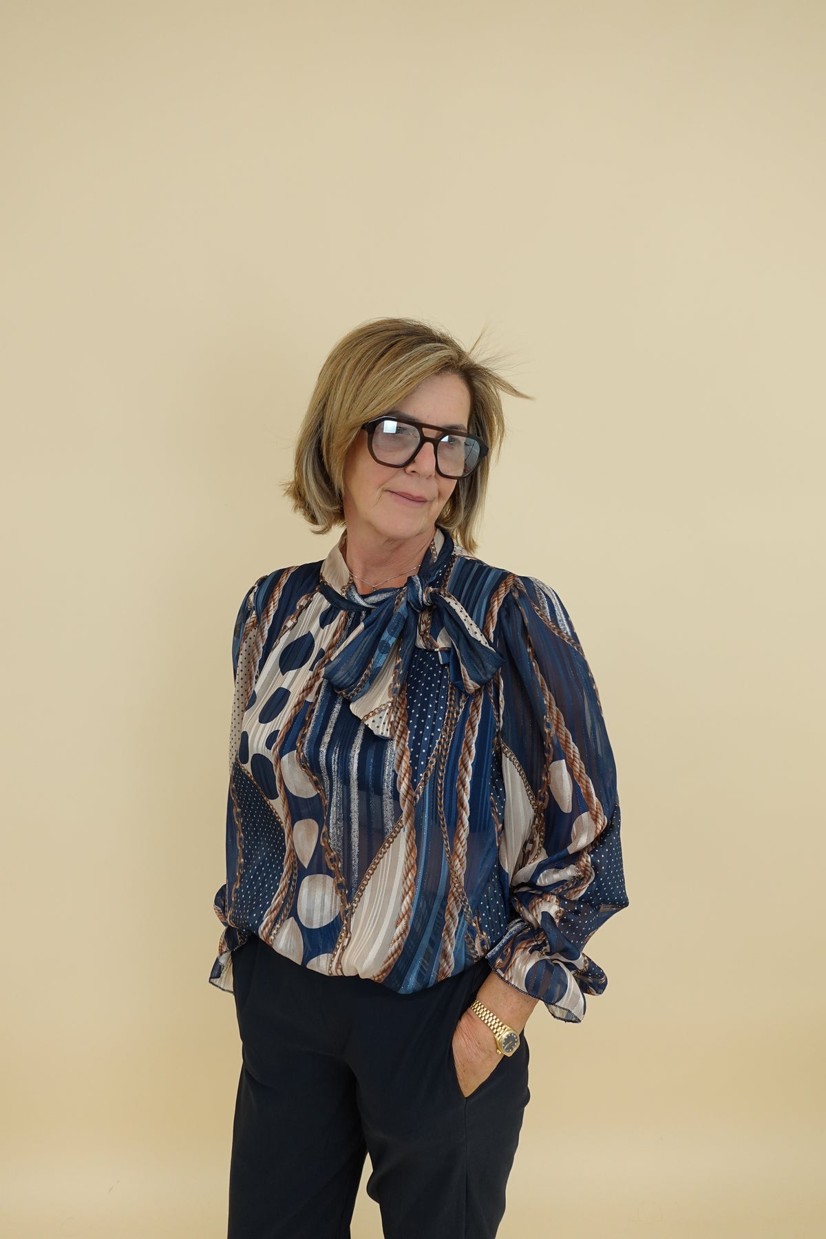 Camicia Maddalena Blu