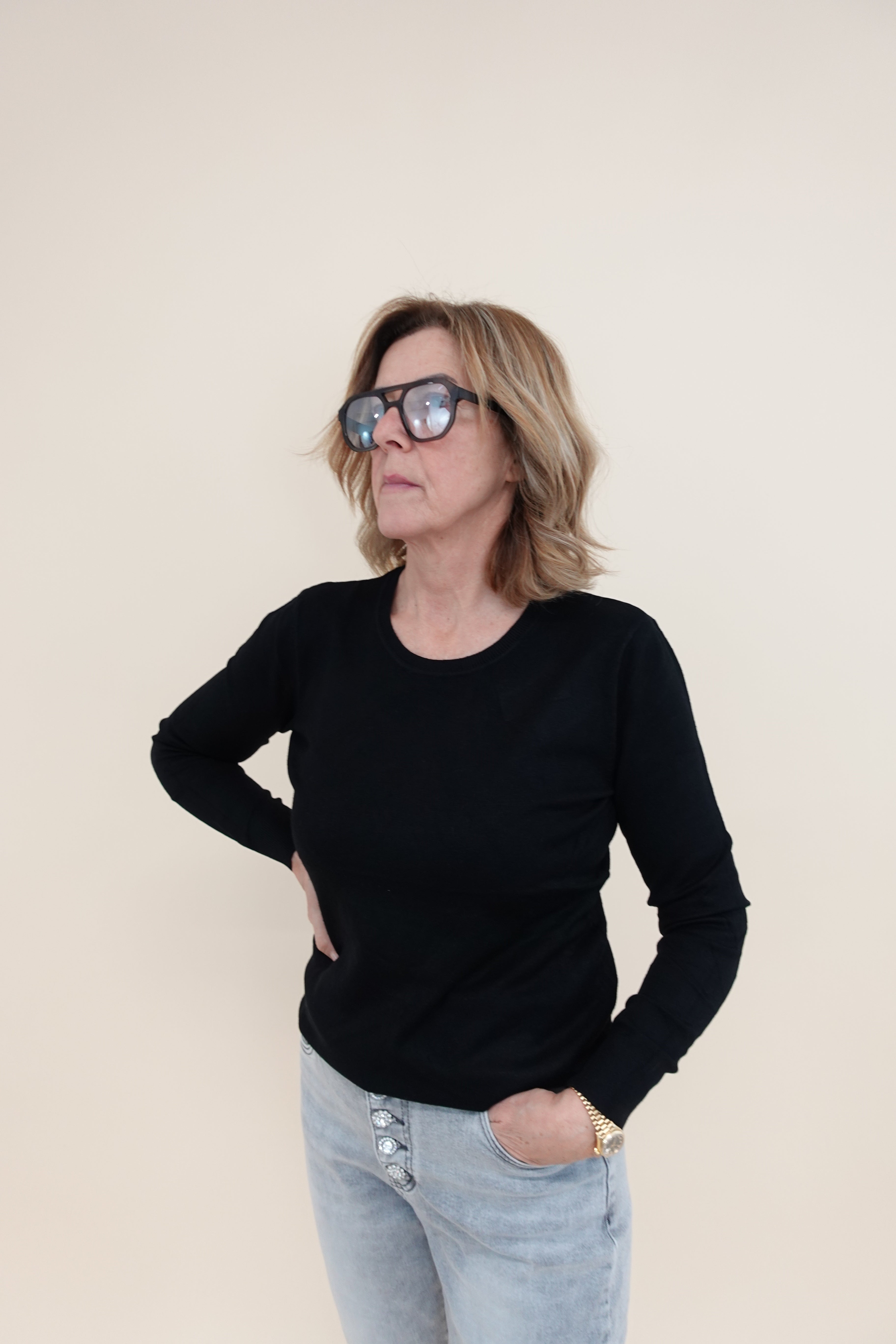 Maglioncino big nero