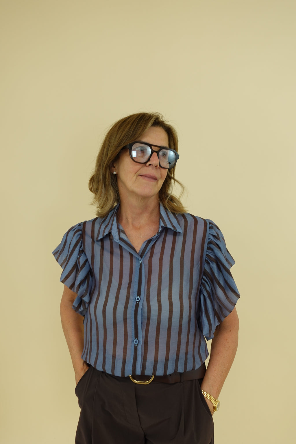 Camicia Line Azzurra