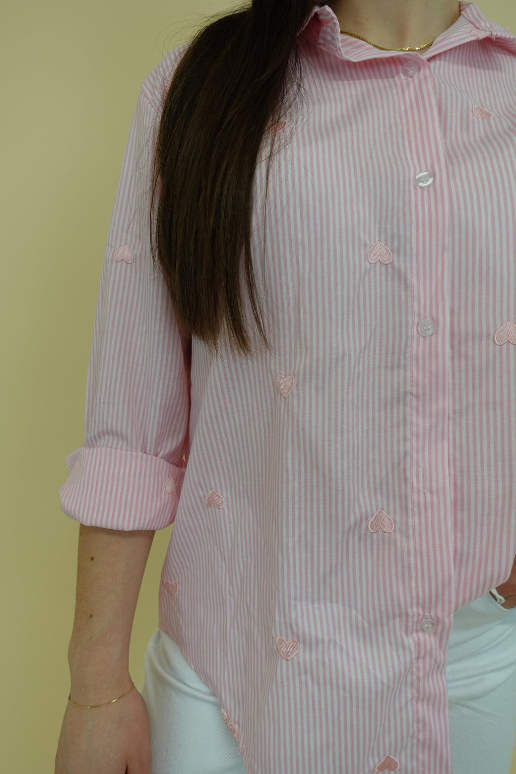 Camicia Cuore Rosa