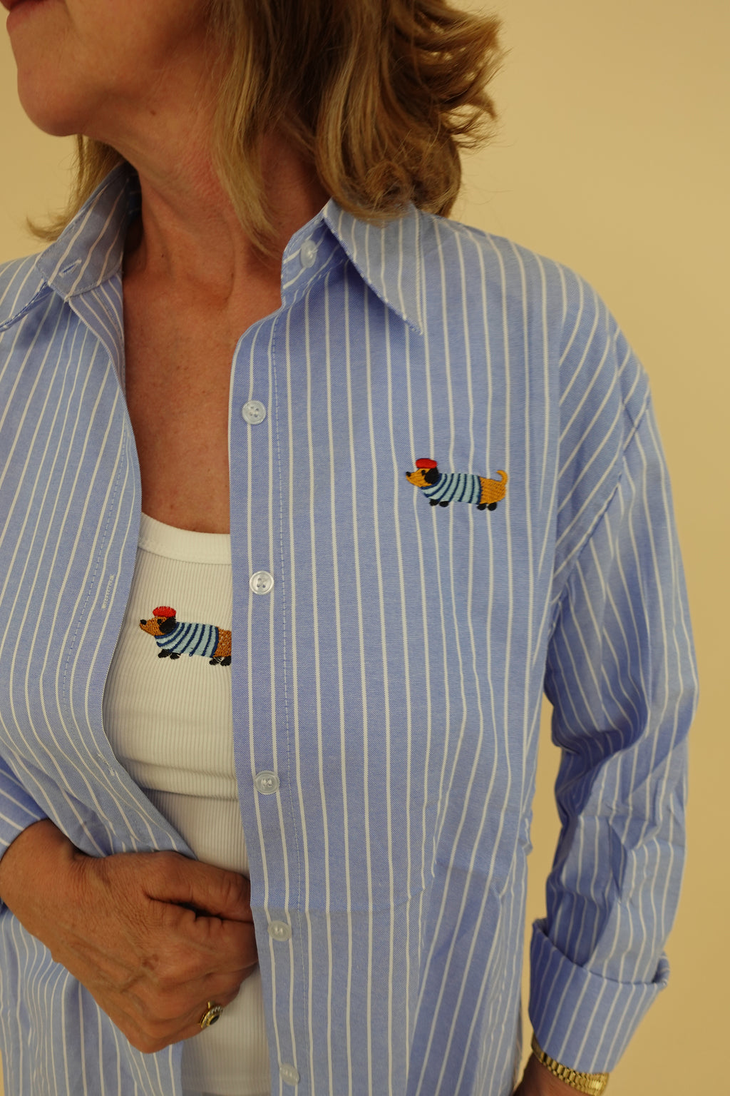 Camicia Bassotto Azzurra