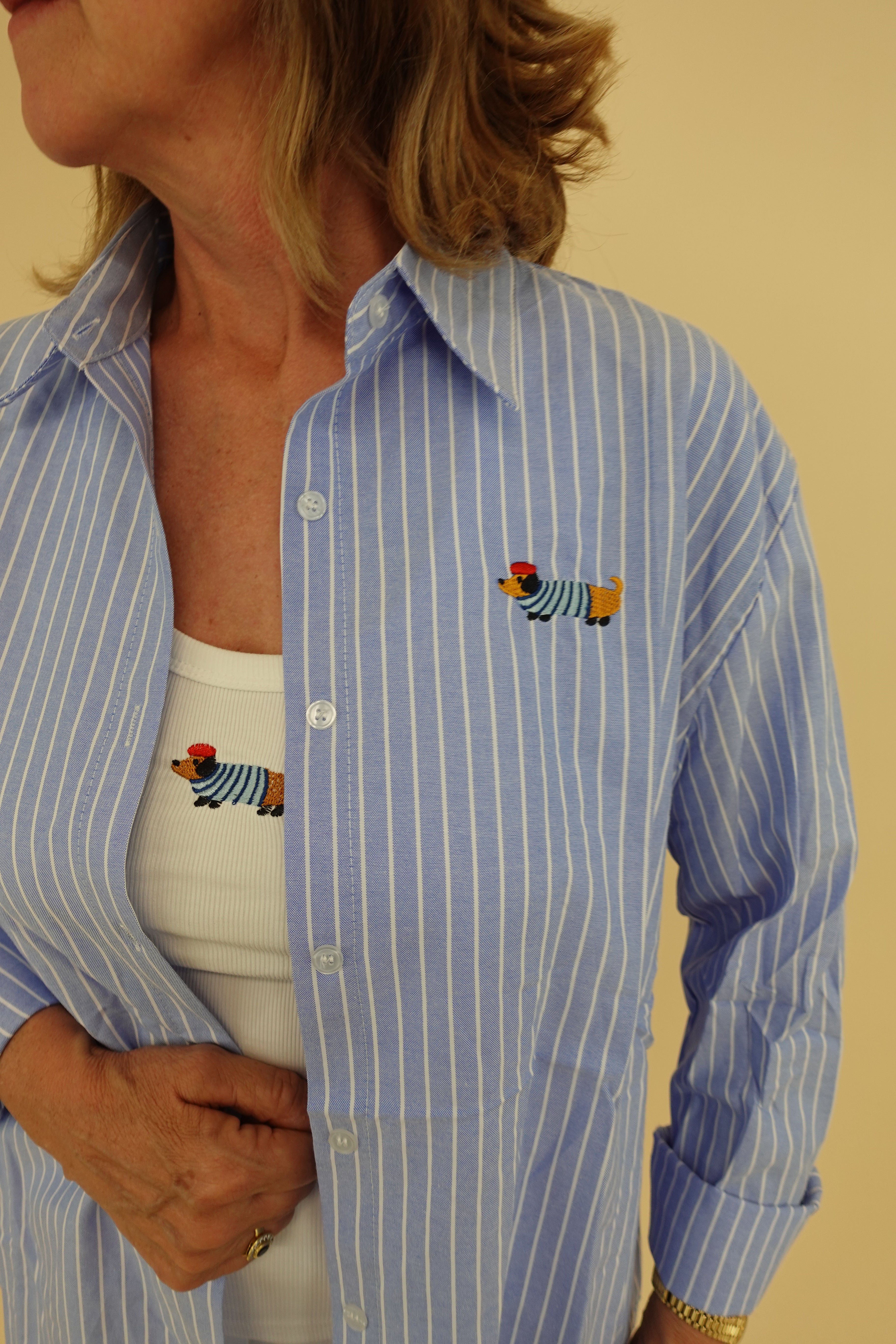 Camicia Bassotto Azzurra