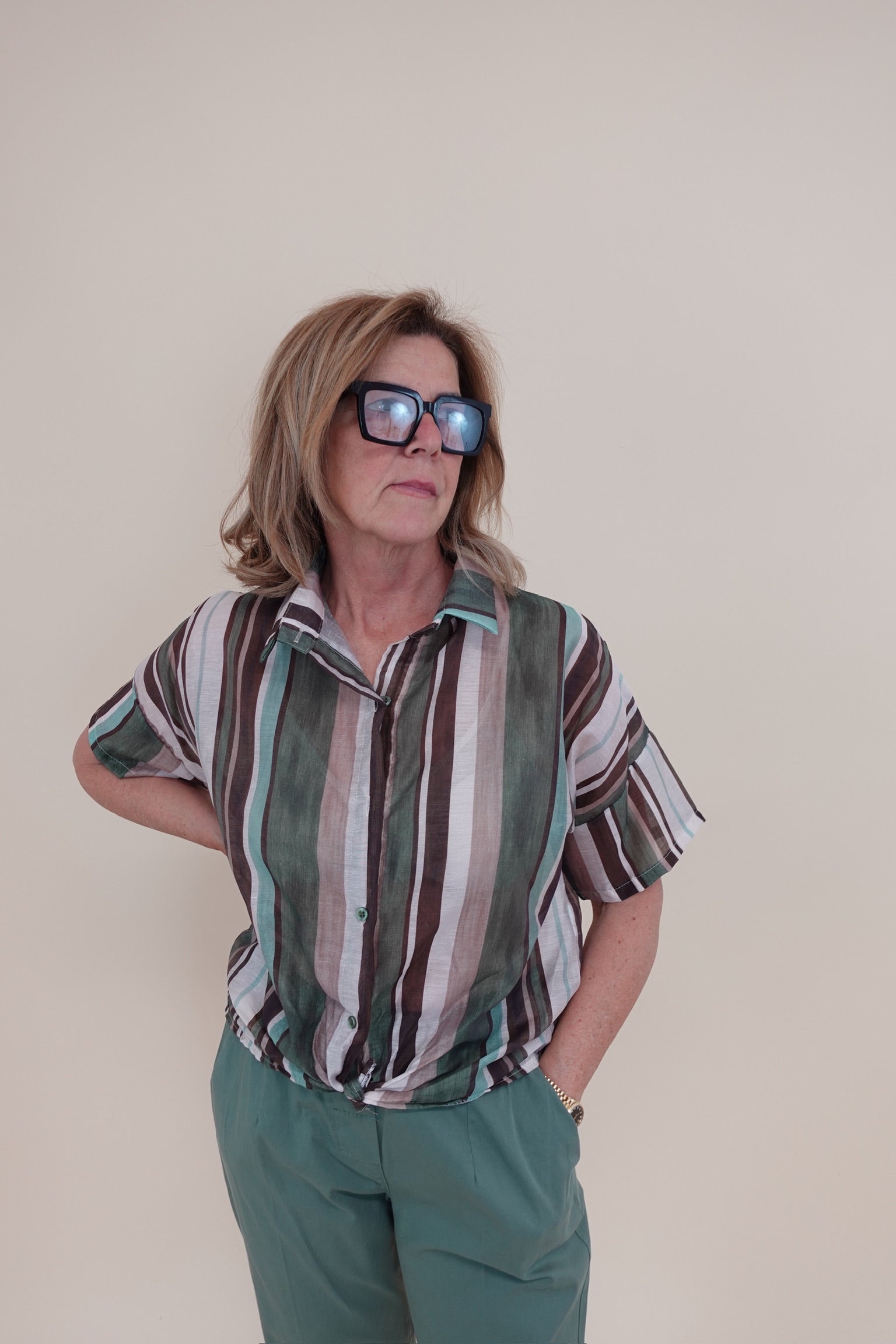 Camicia Vintage Verde