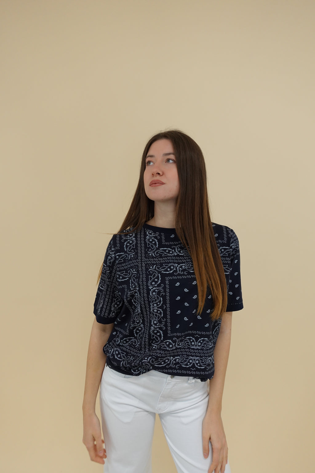 T-shirt Bandana Blu