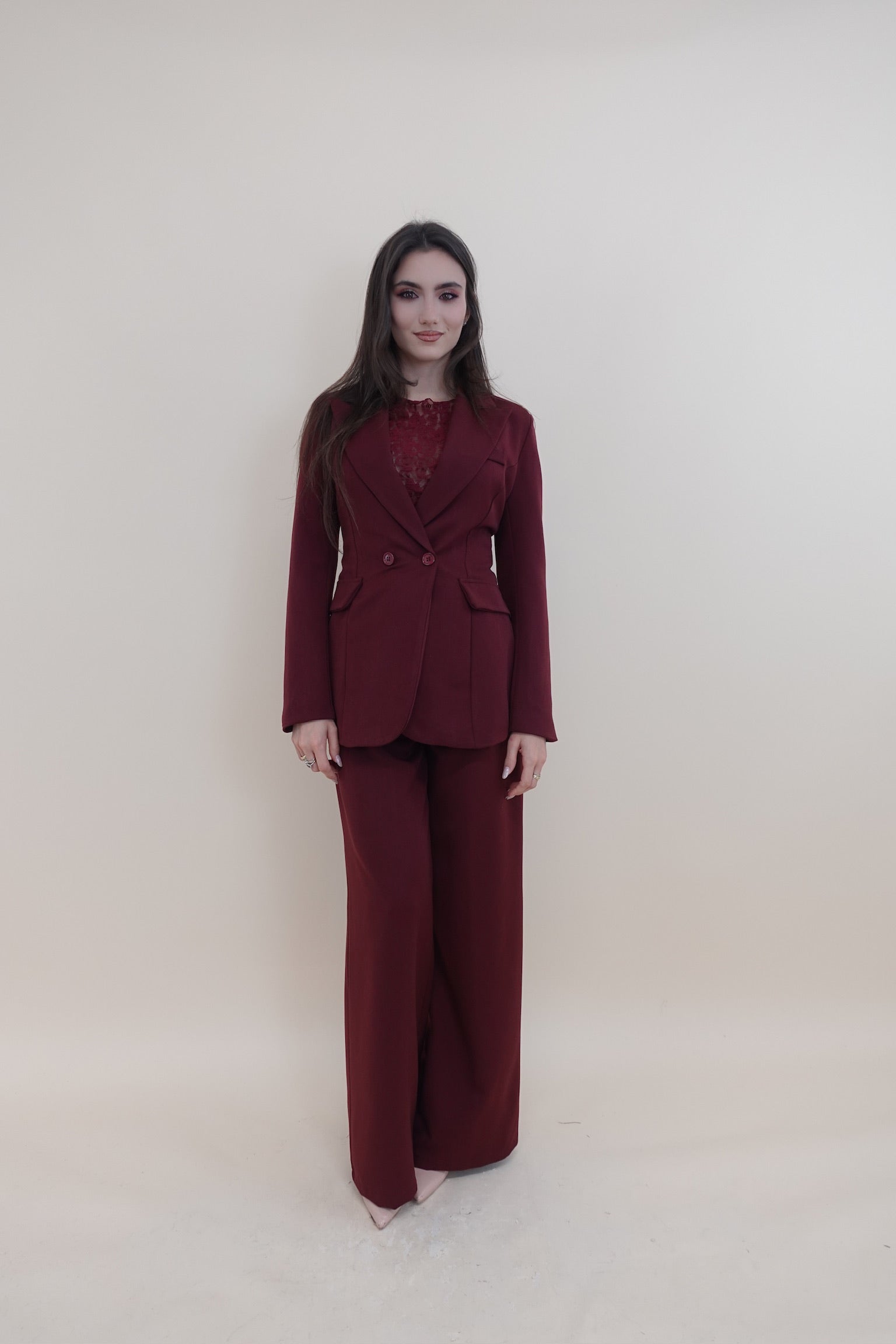 Pantalone Lacci Bordeaux