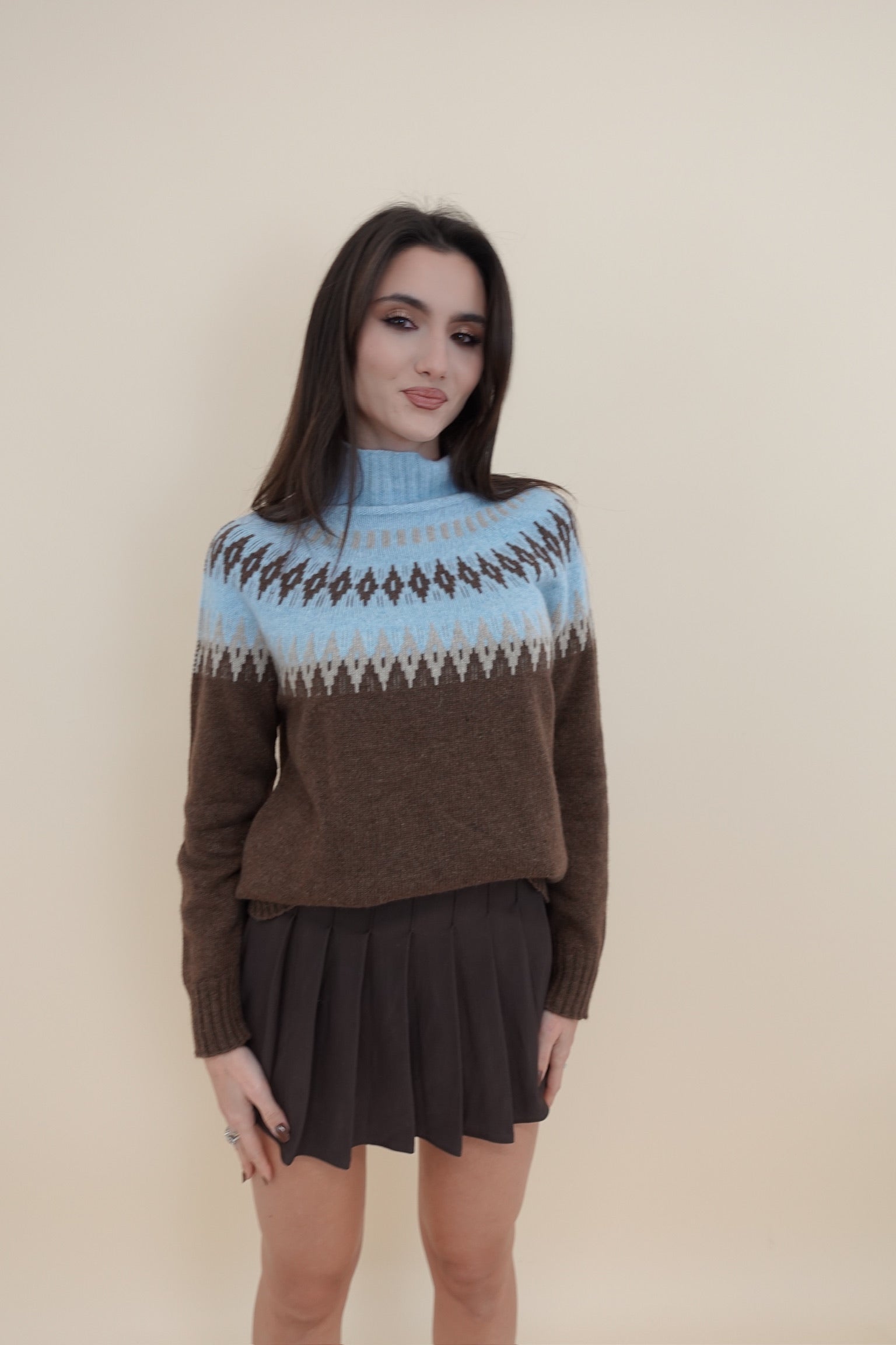 Maglione Ortisei Marrone New