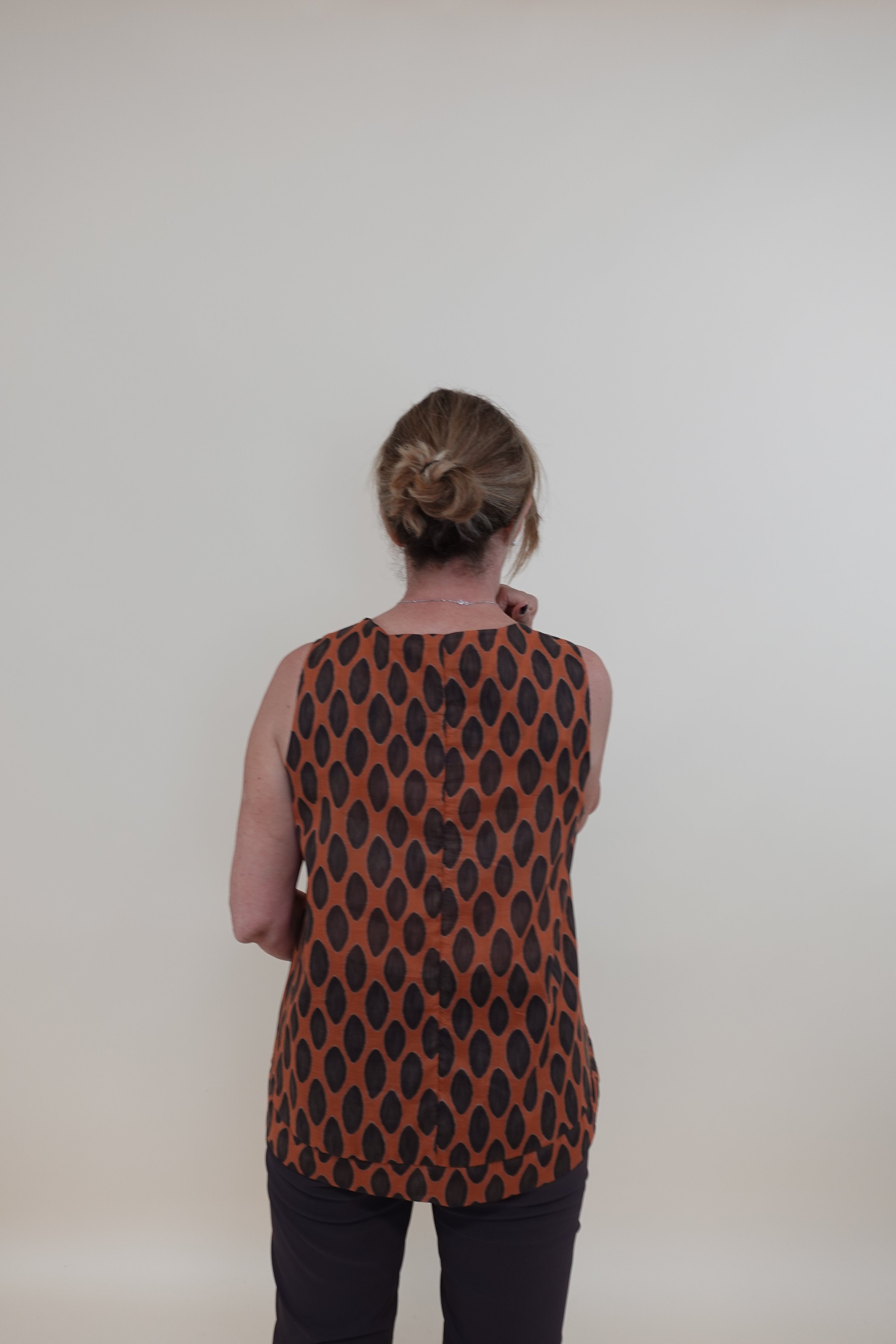 Camicia Bollini Arancio