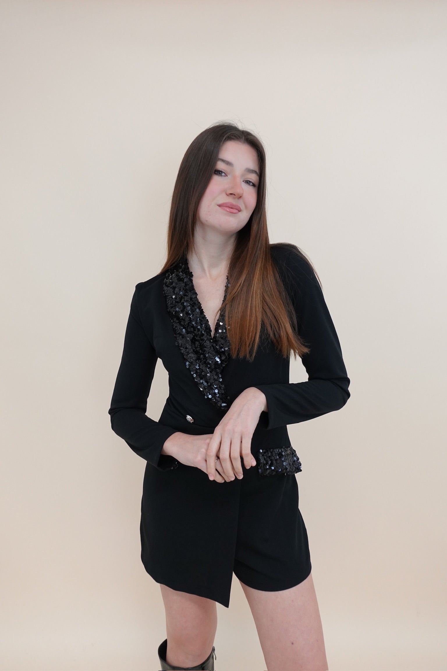 Tutina Paiettes Nera