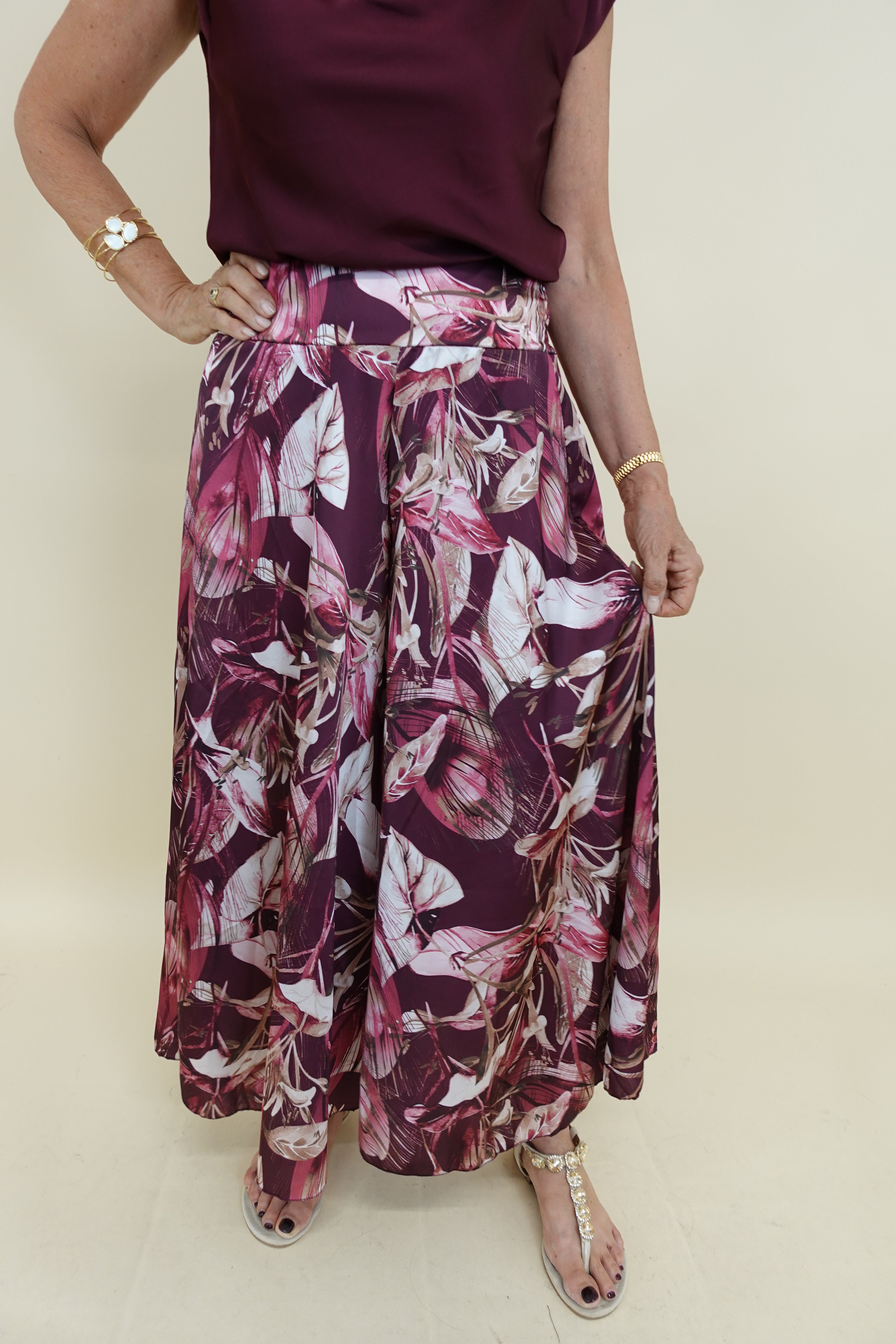 Pantalone Fantasy Bordeaux