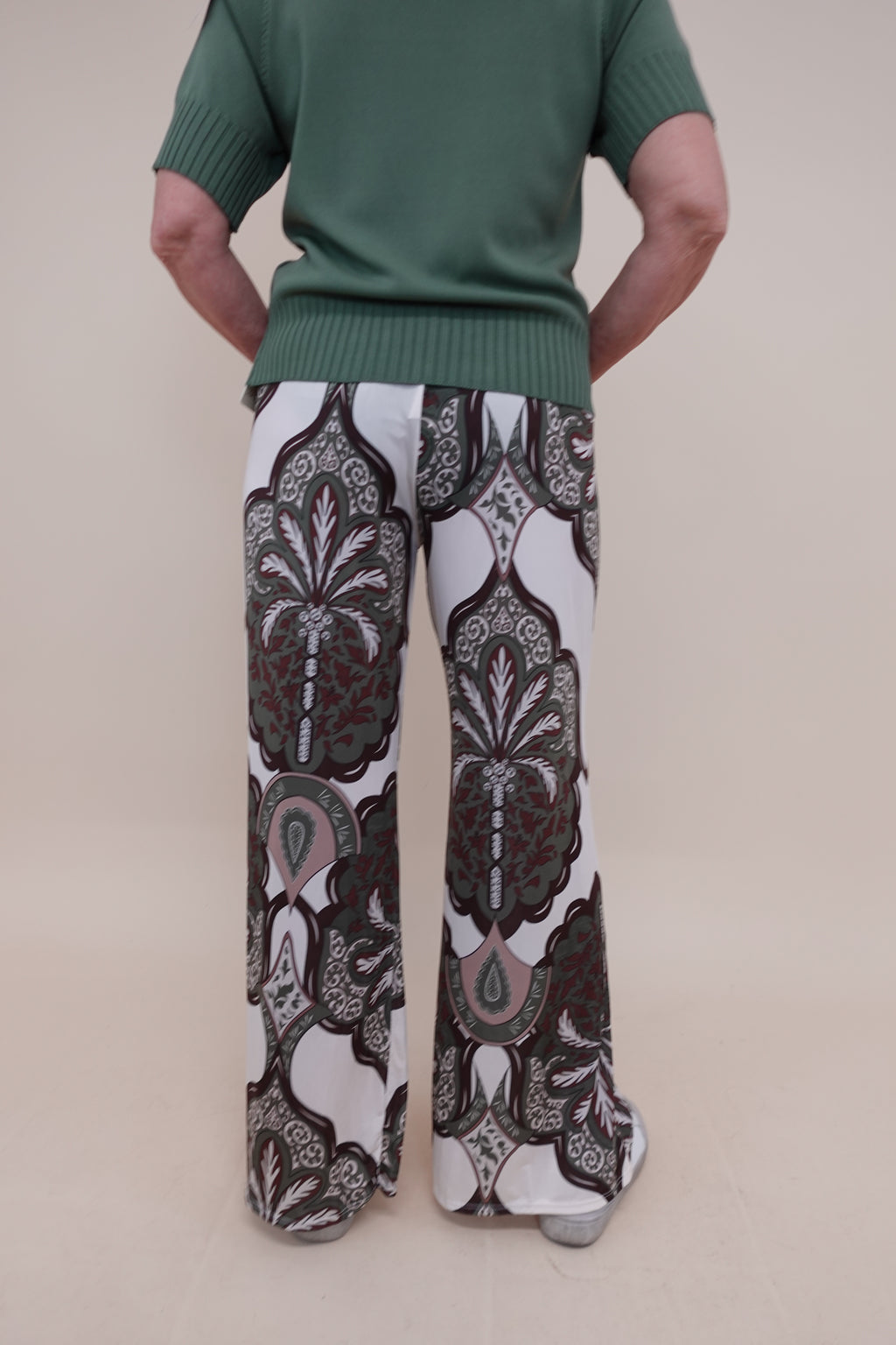 Pantalone Flowers Verde