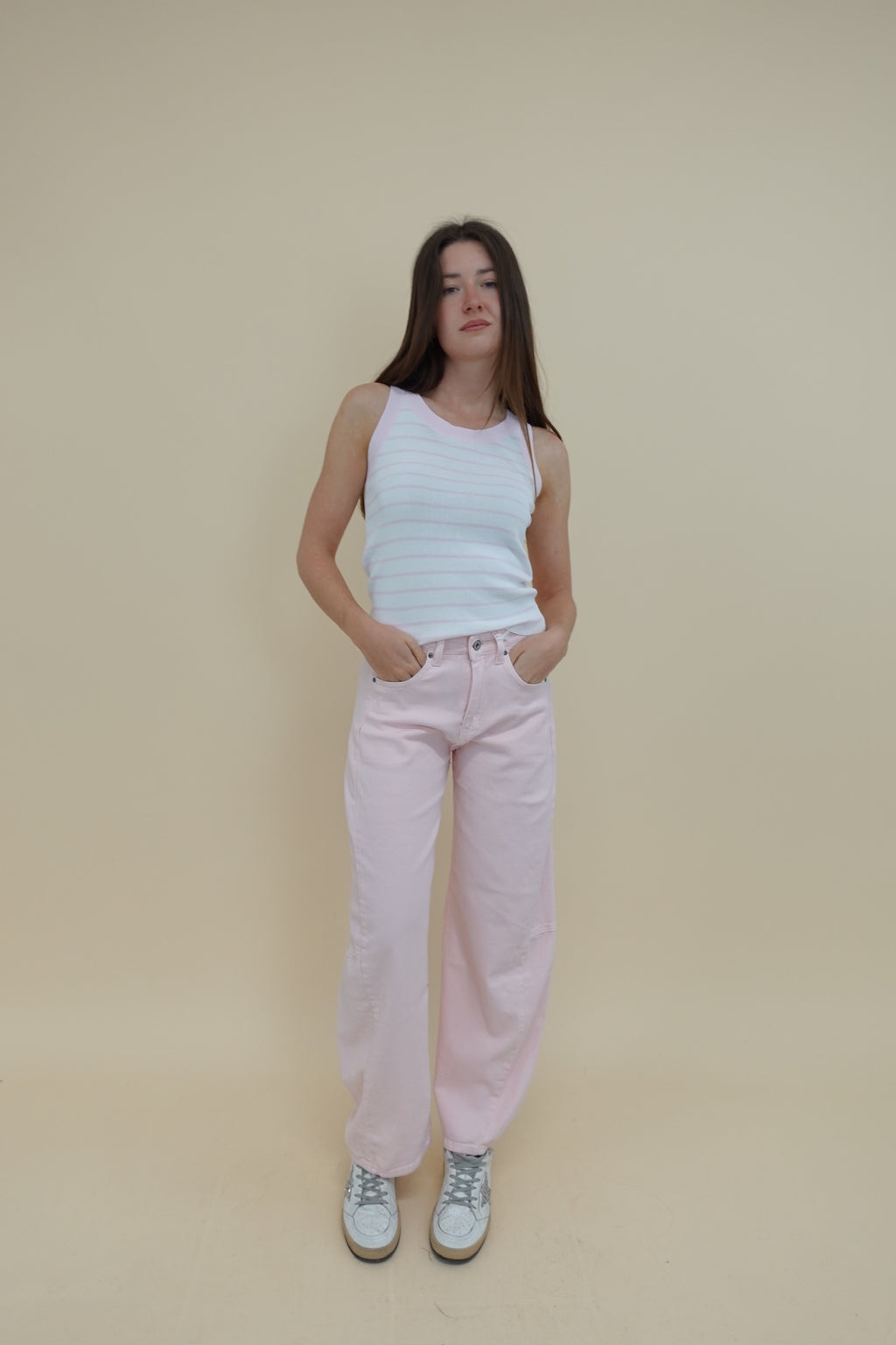 Canotta Line Rosa
