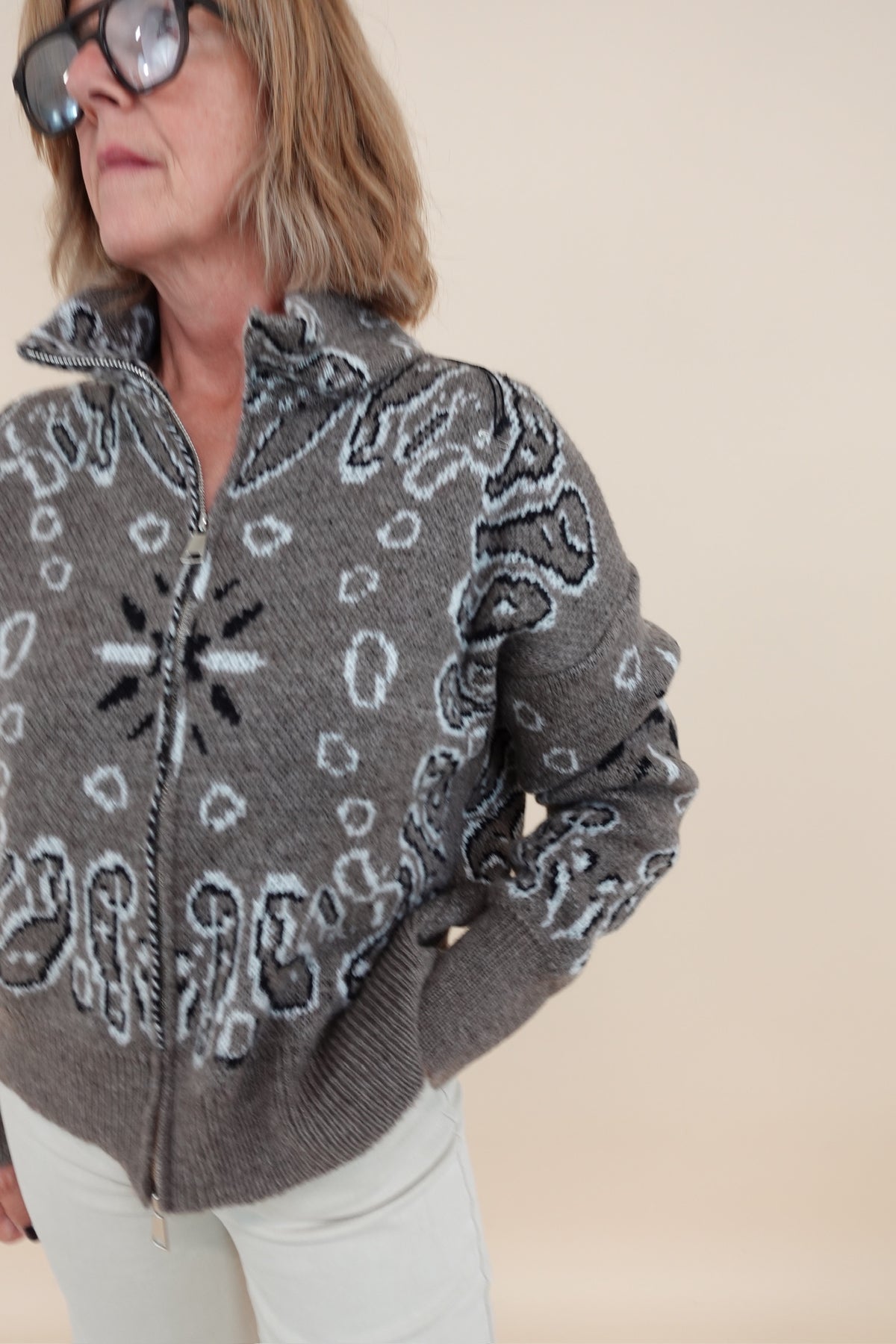 Cardigan Montagna Beige