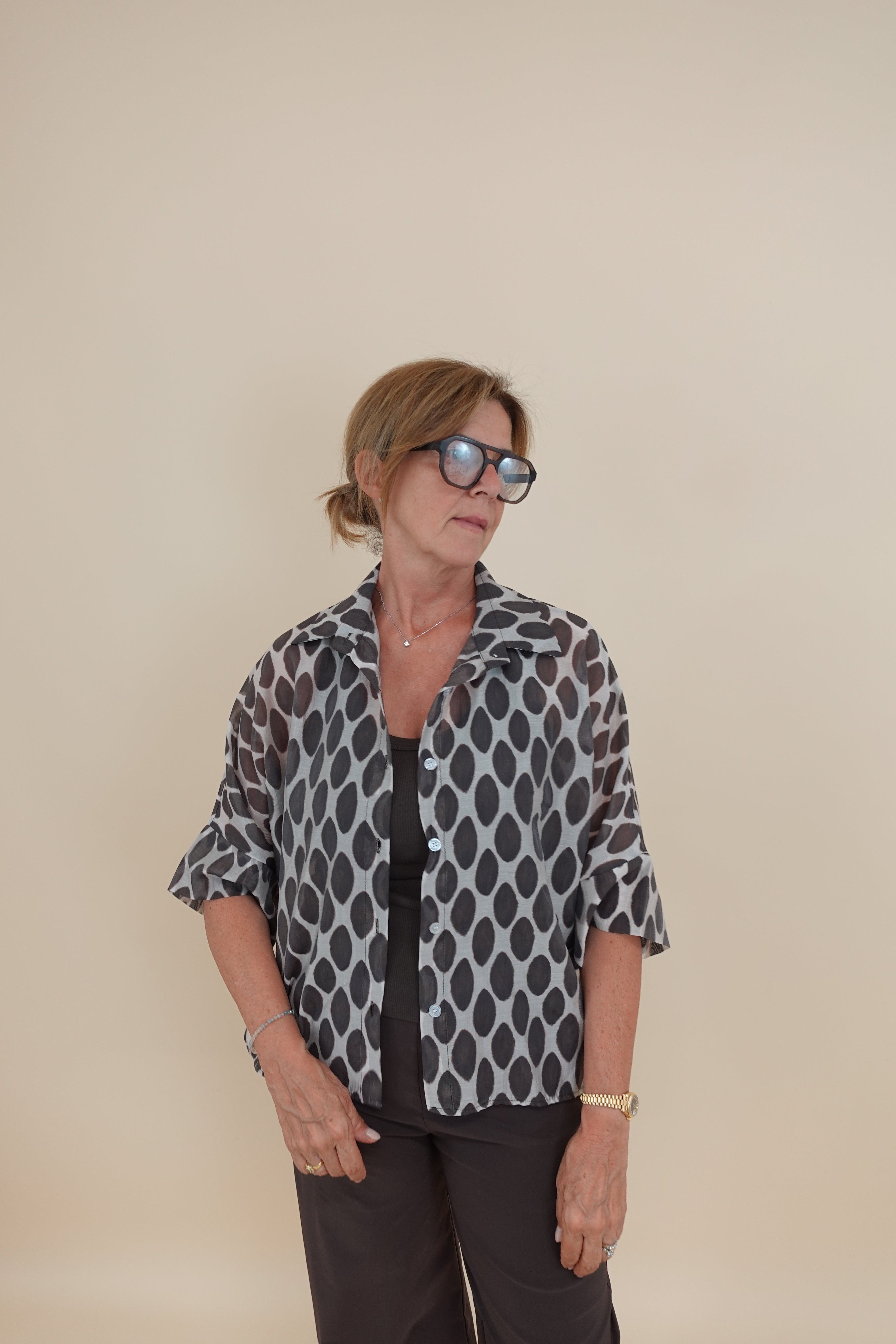 Camicia Anastasia Marrone