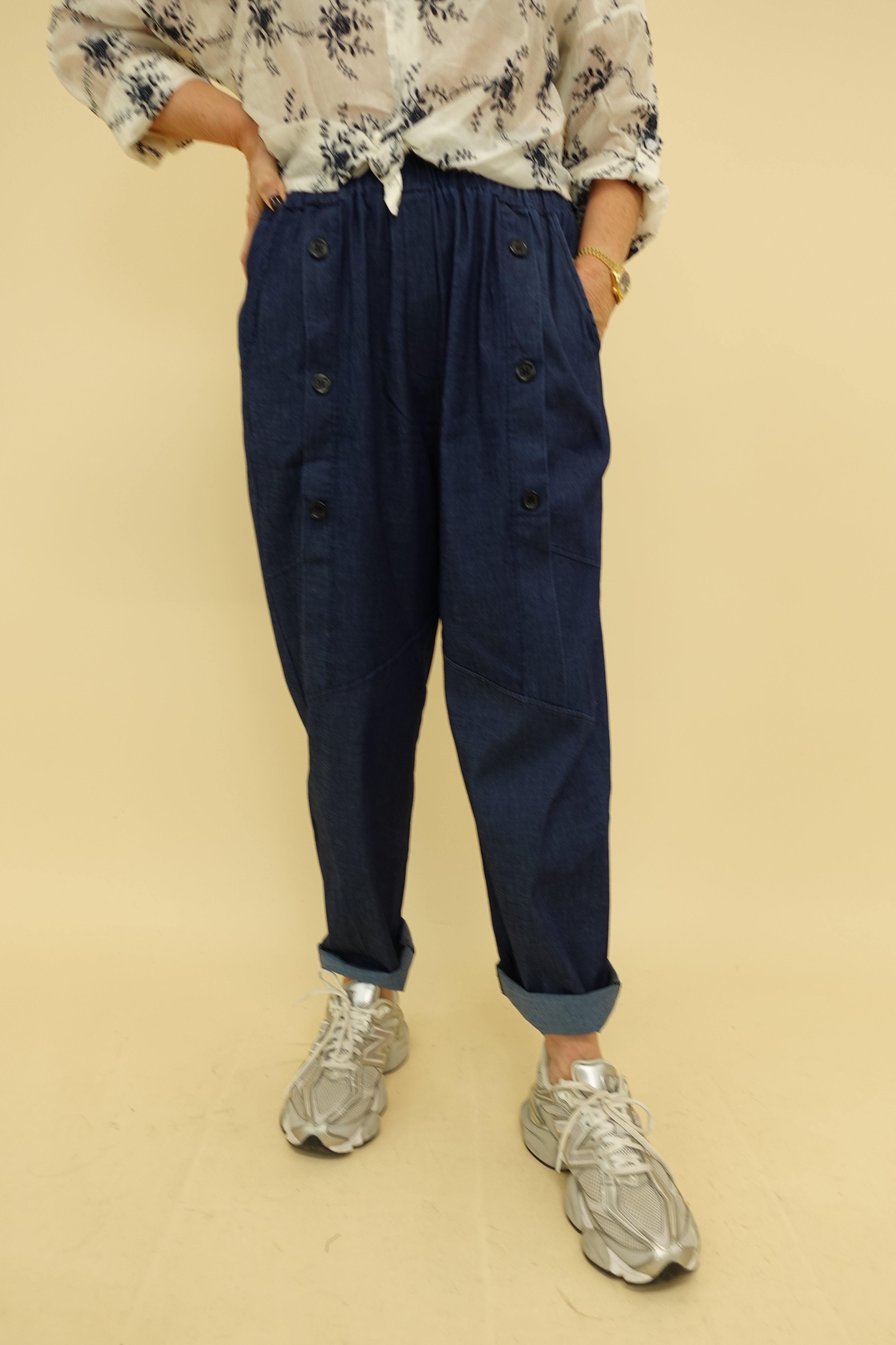 Jeans Bottoni Balloon