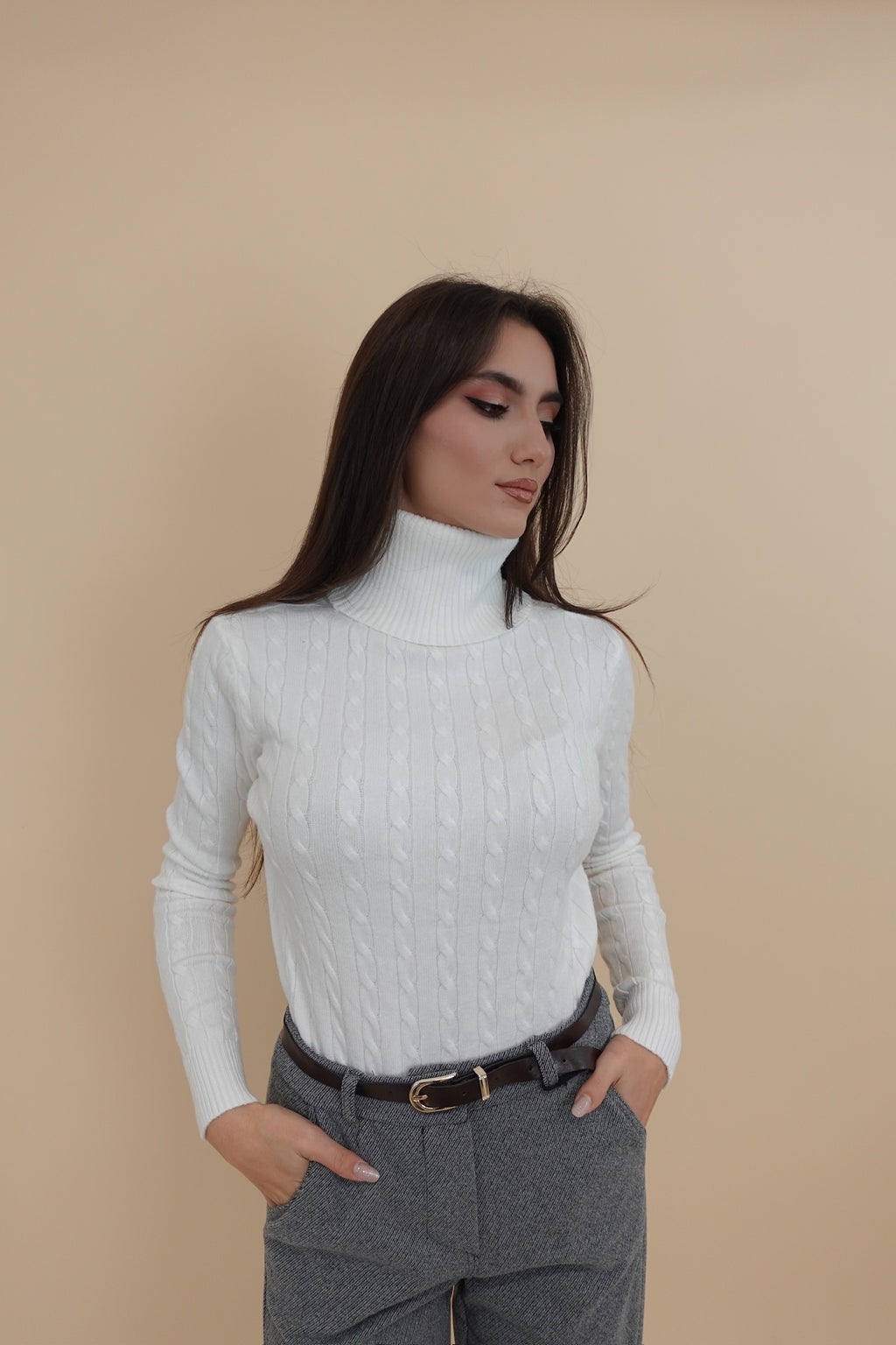 Dolcevita Treccia Bianco