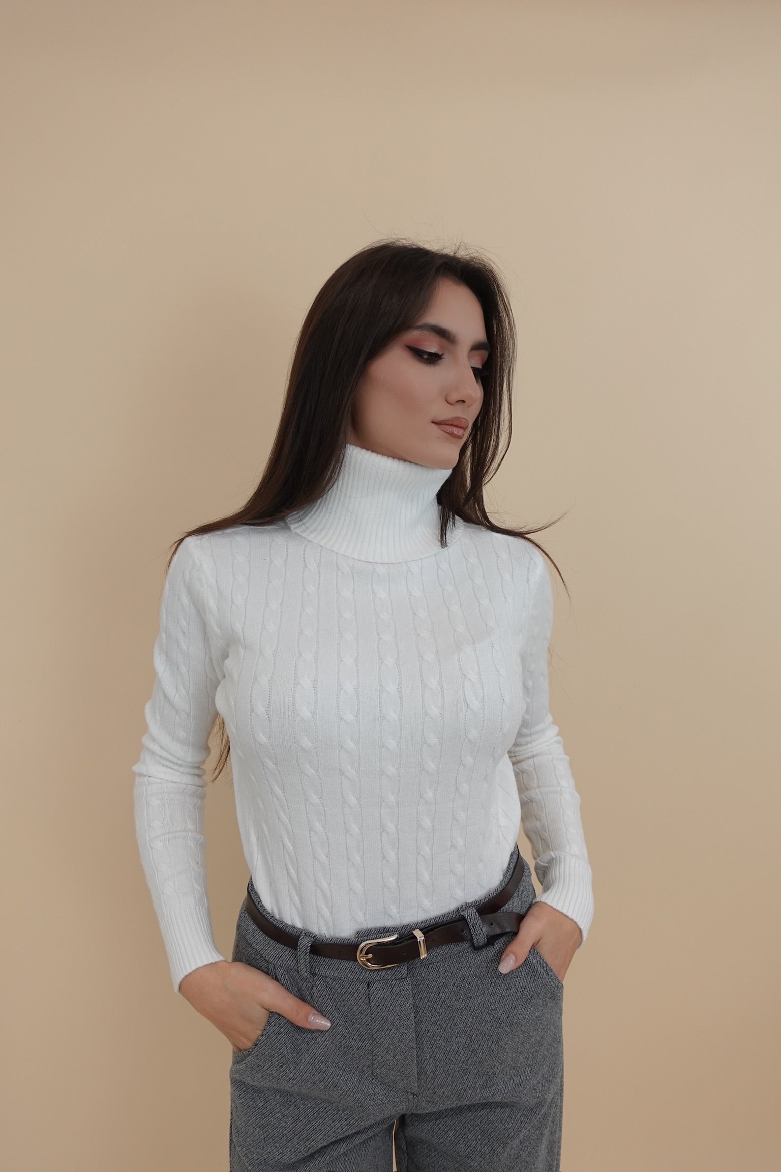 Dolcevita Treccia Bianco