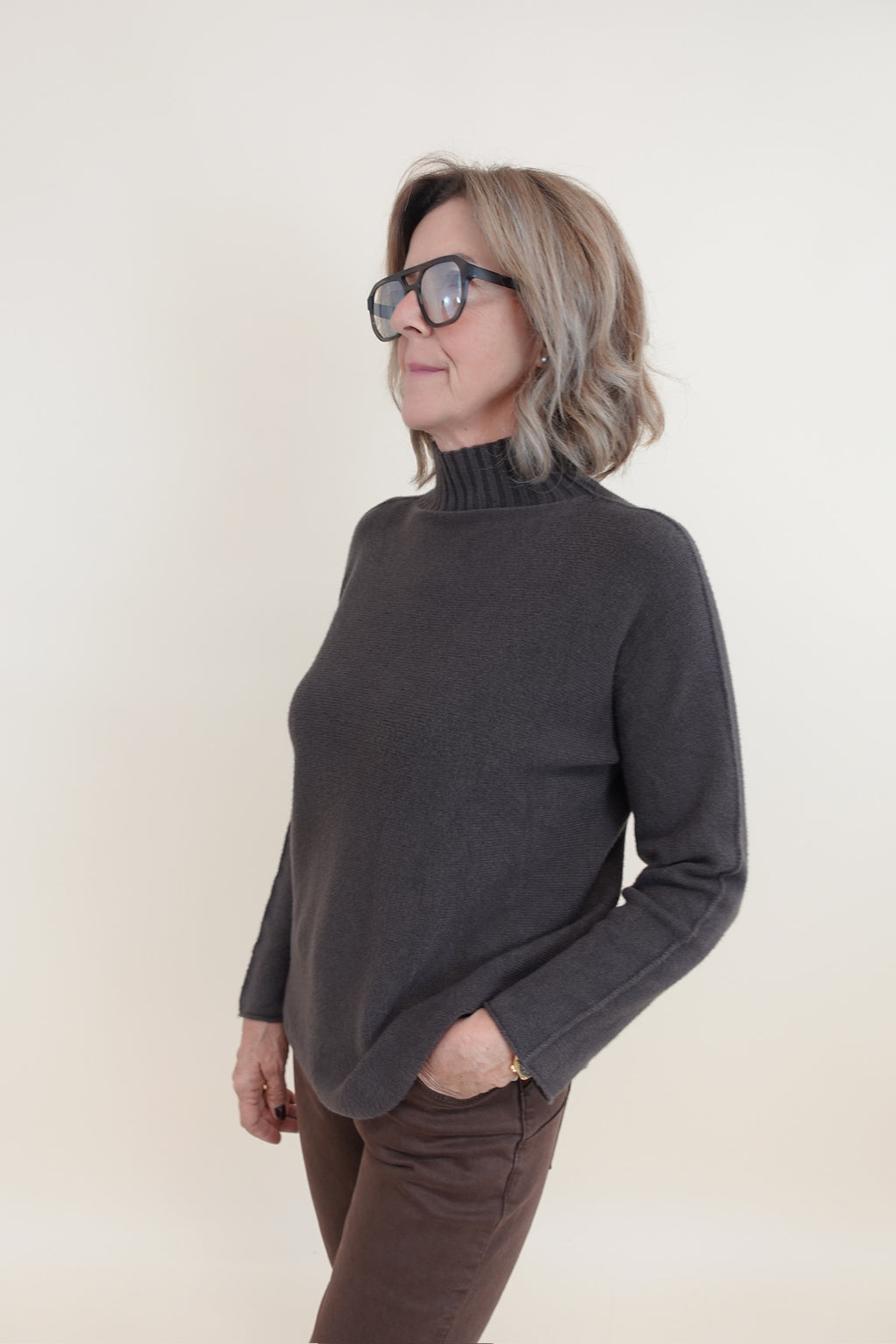 Lupetto Marika Marrone