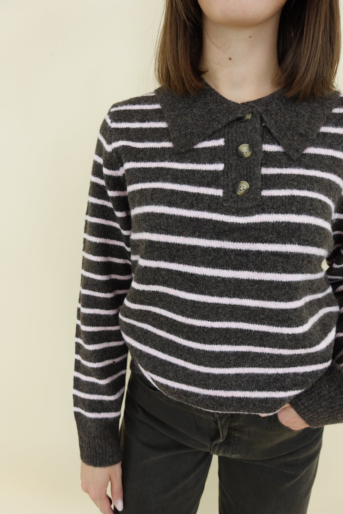Maglione Line Pink