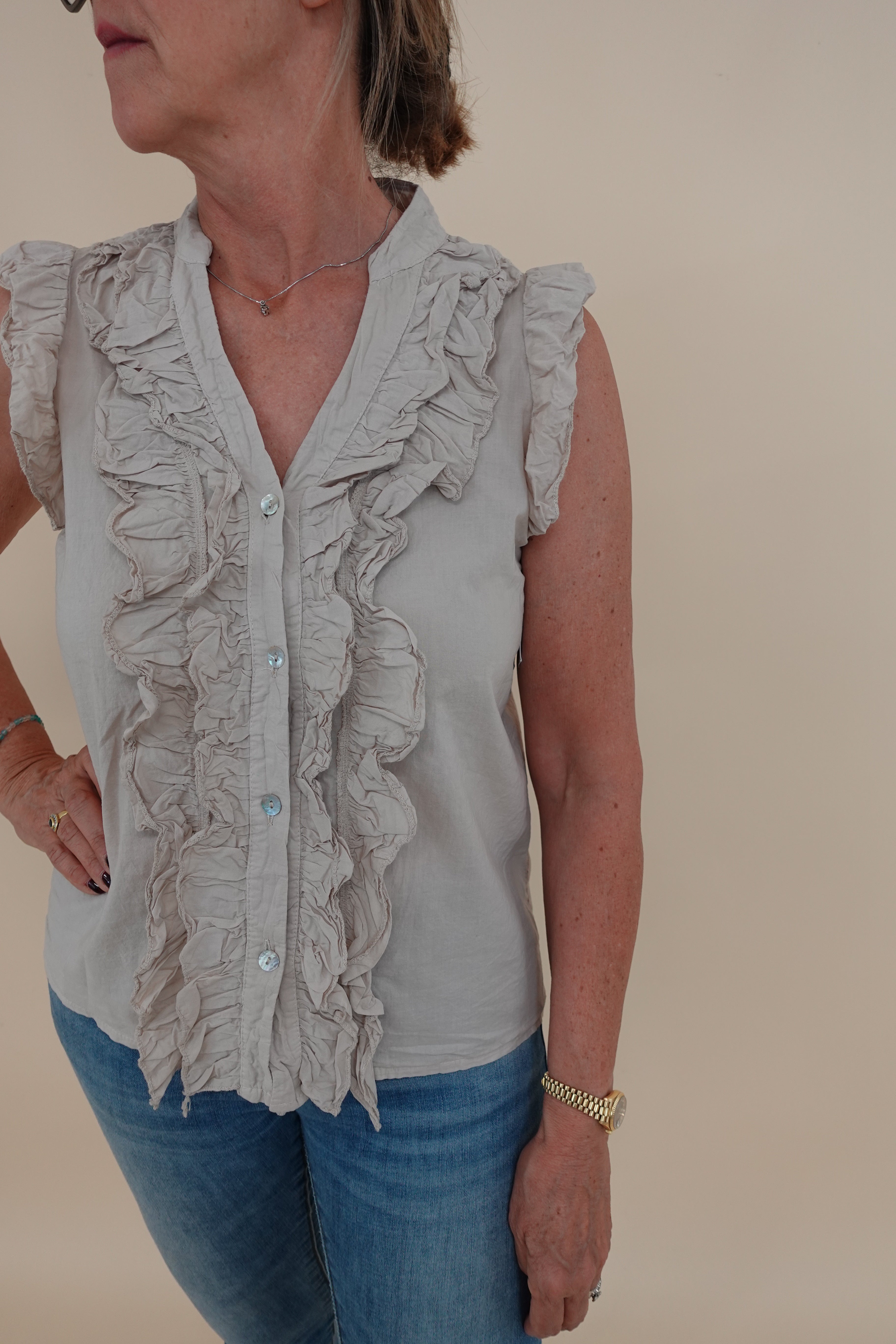 Camicia Fru Beige