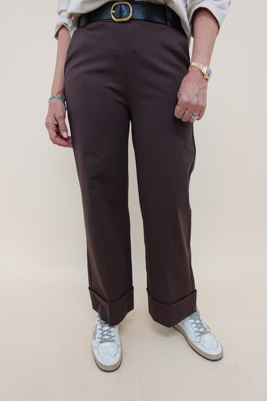 Pantalone Monica Marrone
