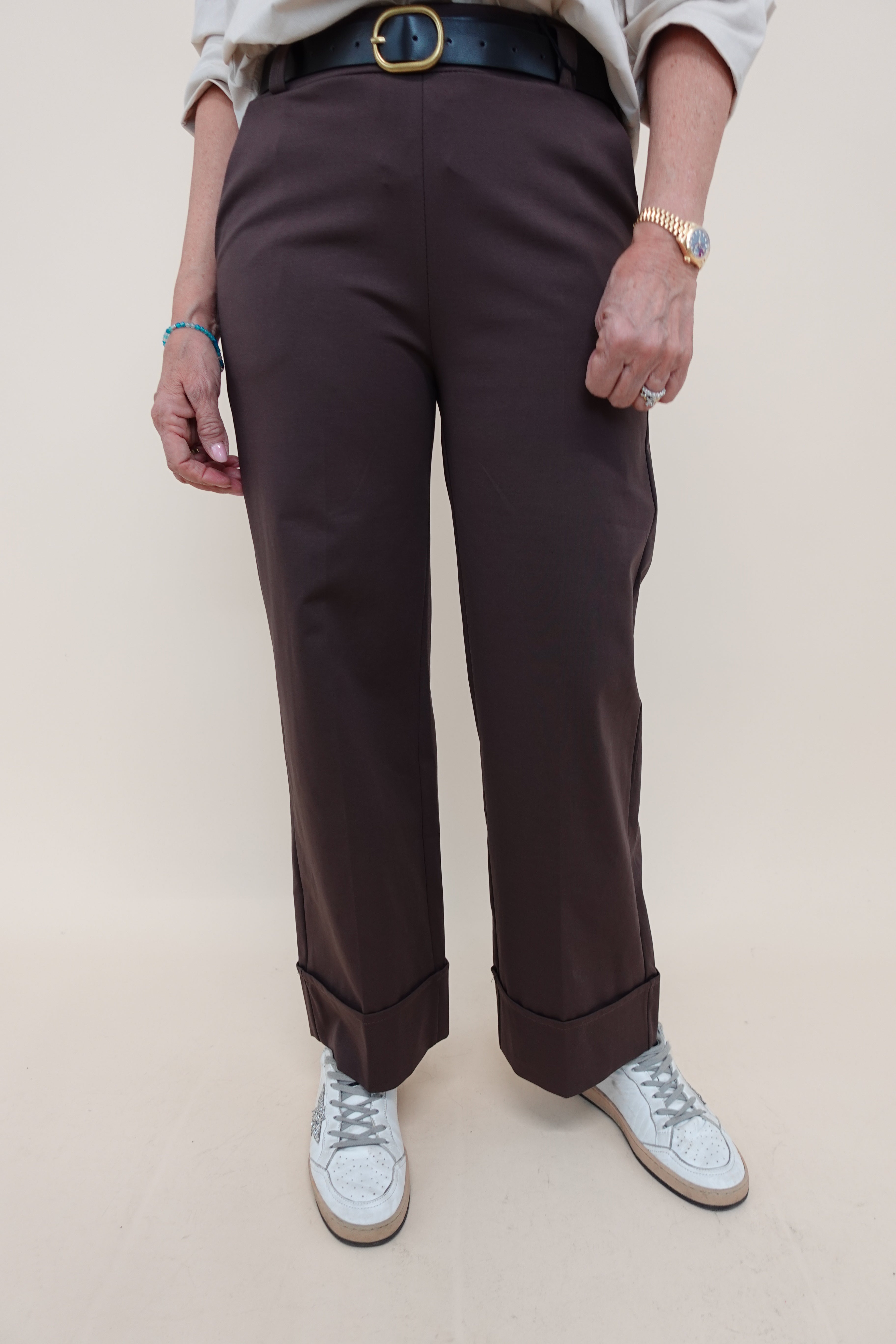 Pantalone Monica Marrone