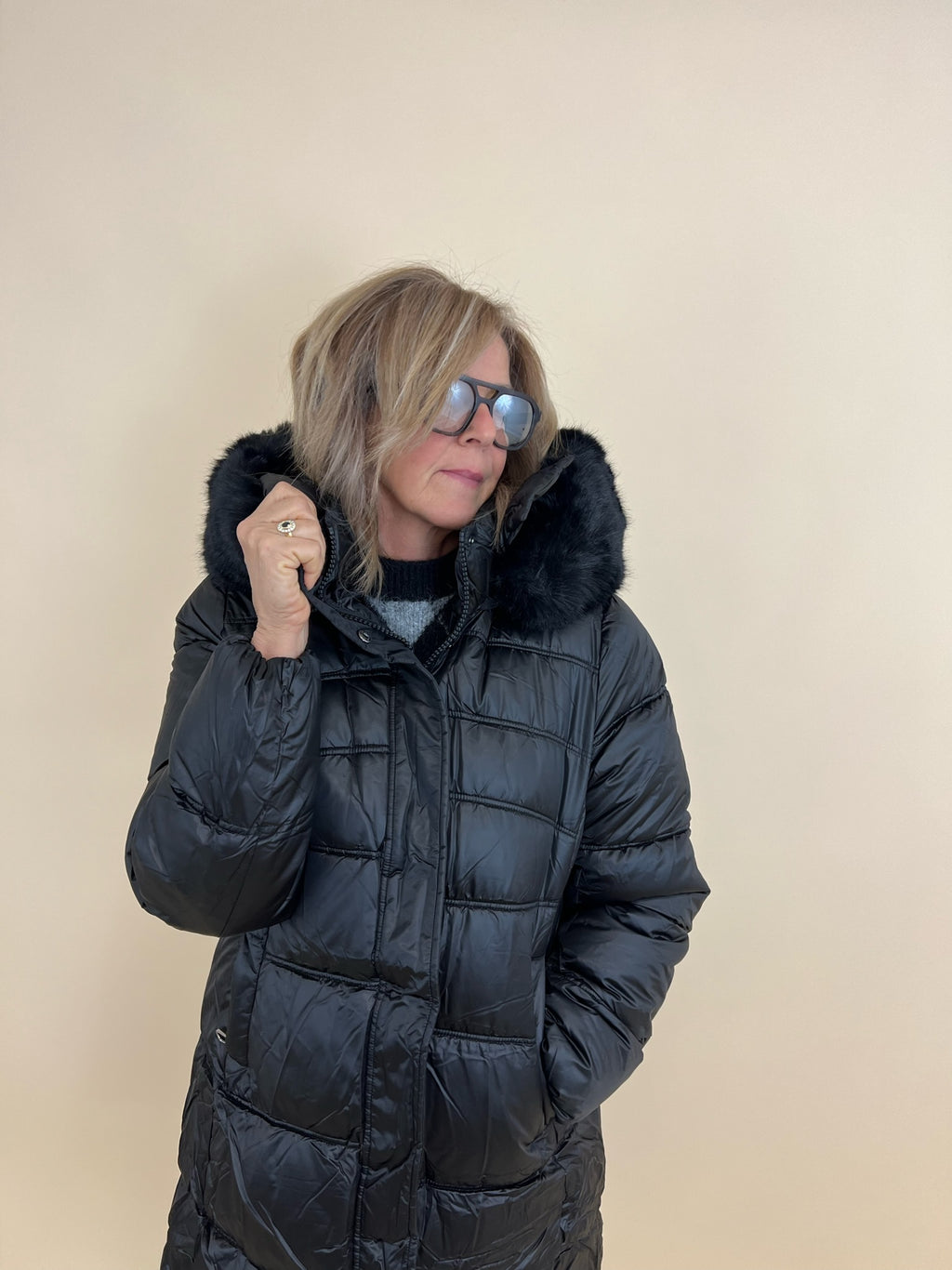 Piumino Lucrezia Nero