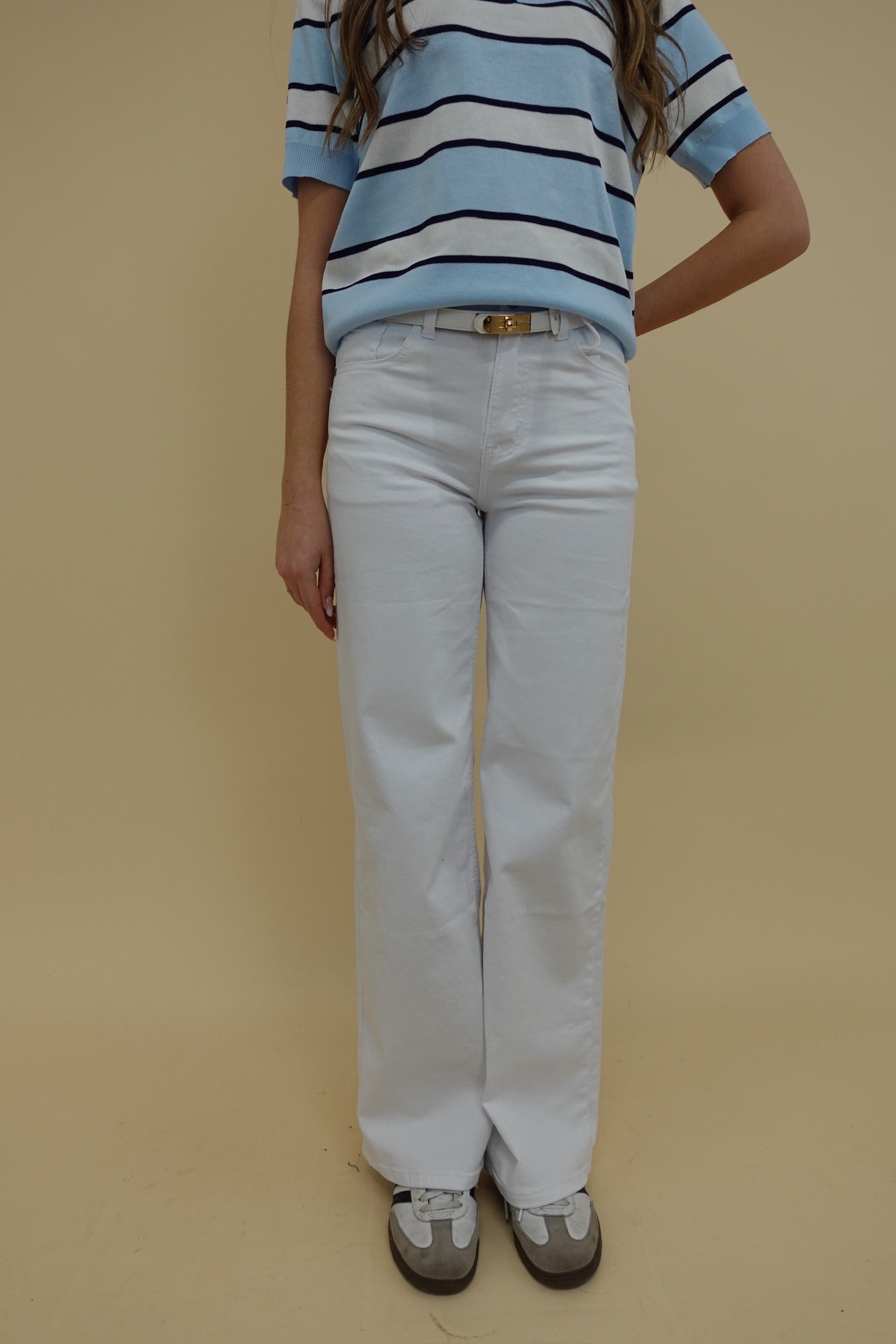 Jeans Palazzo Bianco
