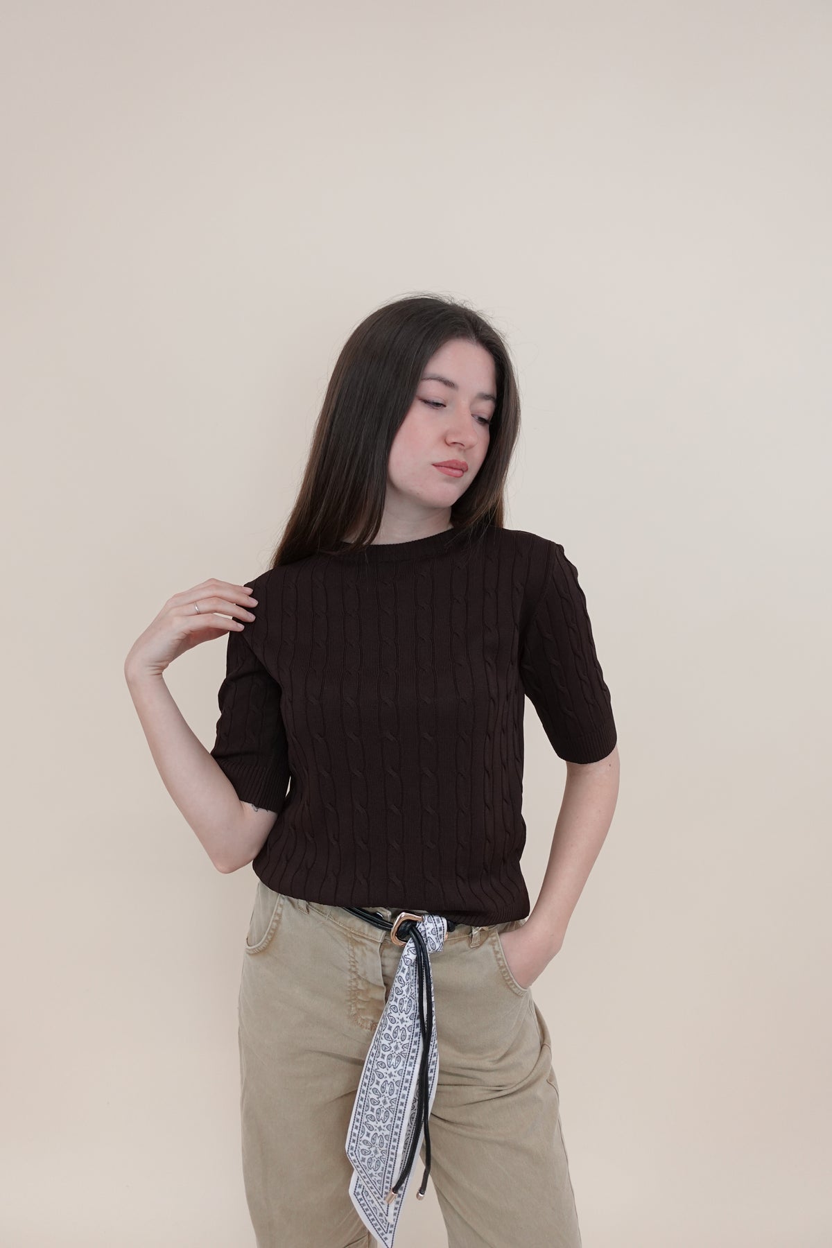 Maglioncino Chiara Marrone