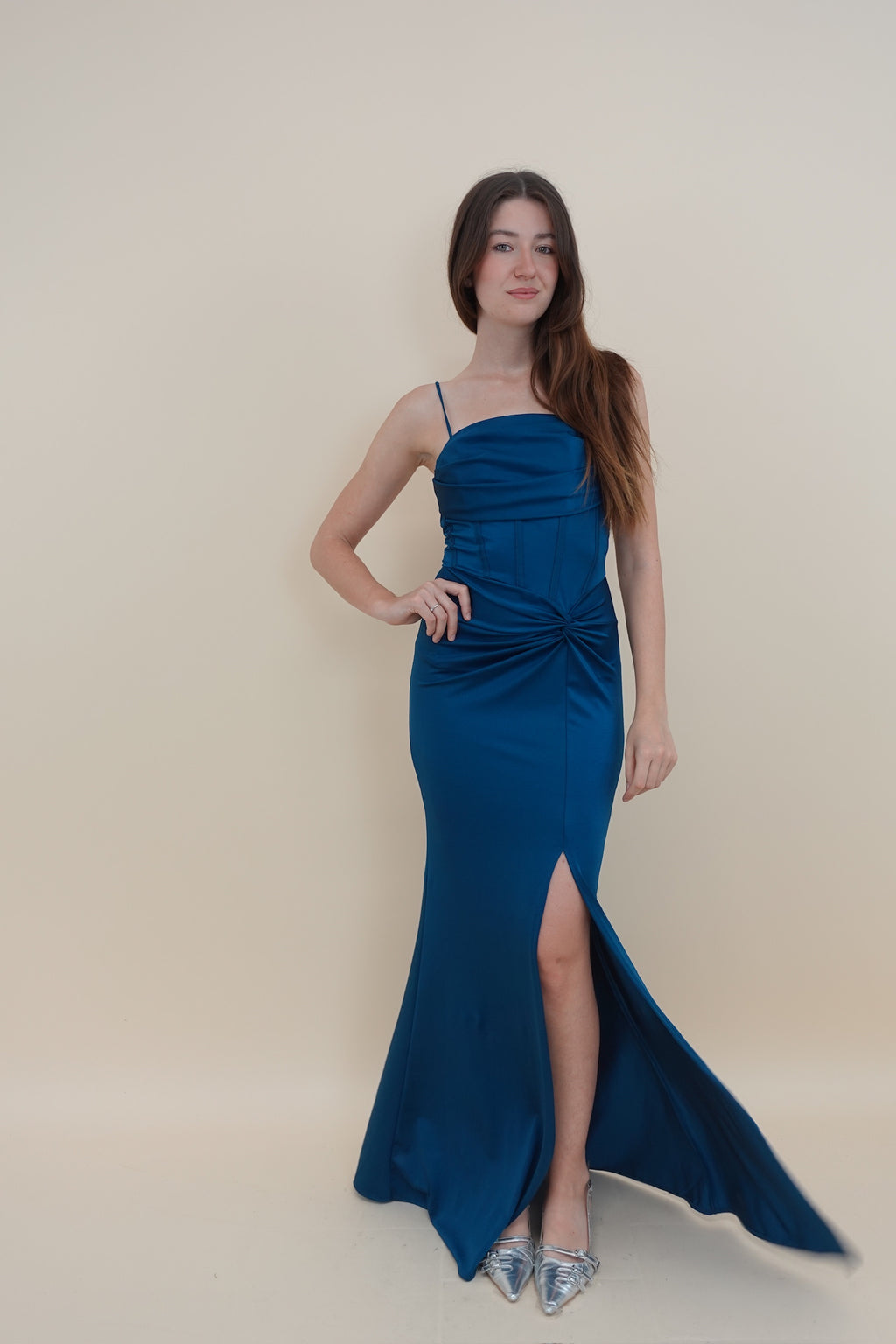 Abito Aurora Petrolio