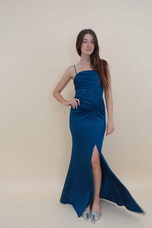 Abito Aurora Petrolio