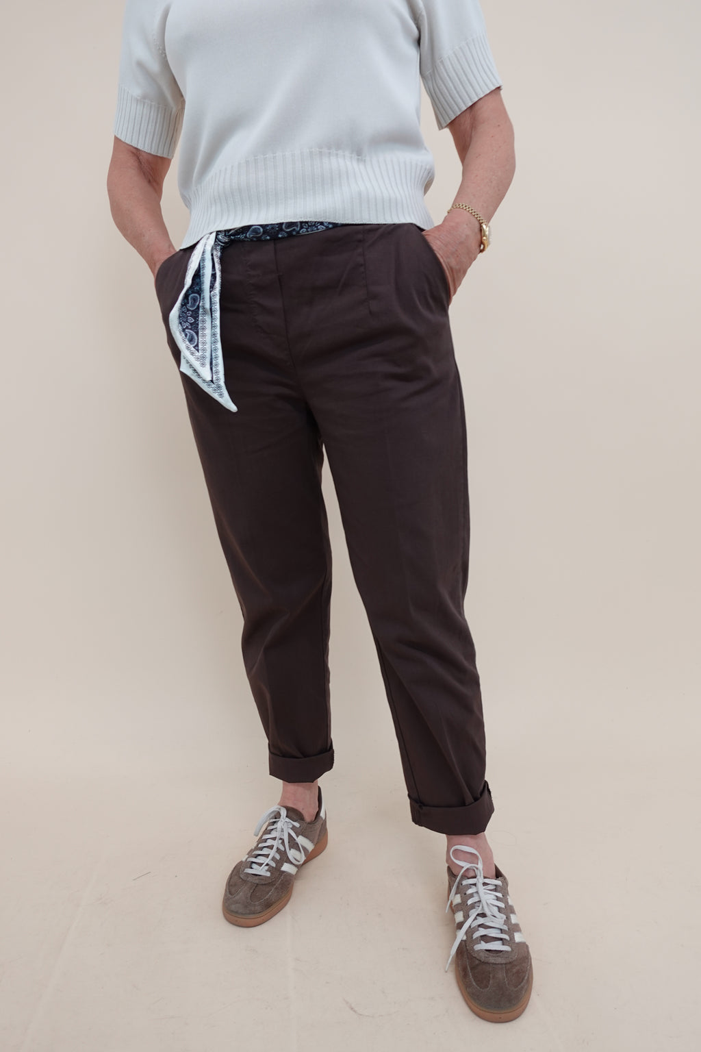 Pantalone London Marrone