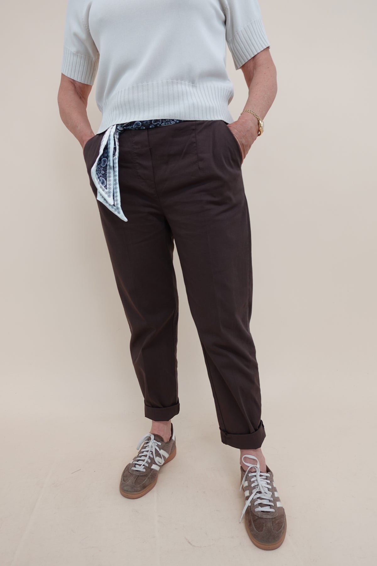 Pantalone London Marrone