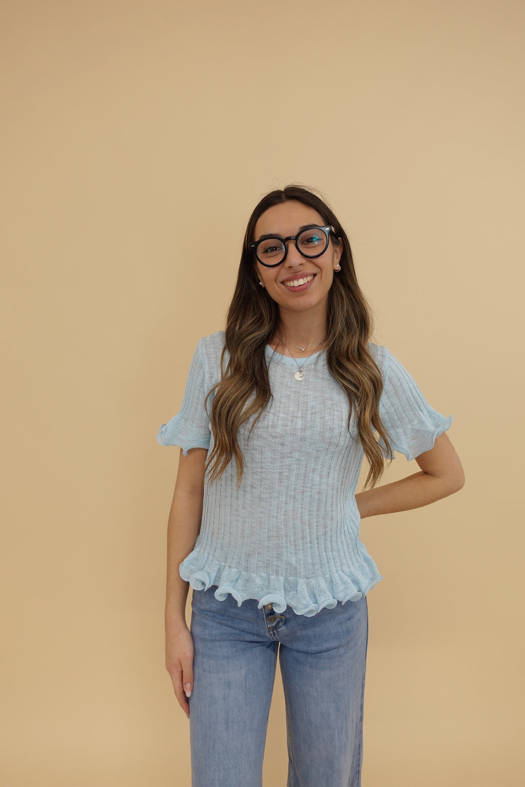 Maglia Chic Azzurro