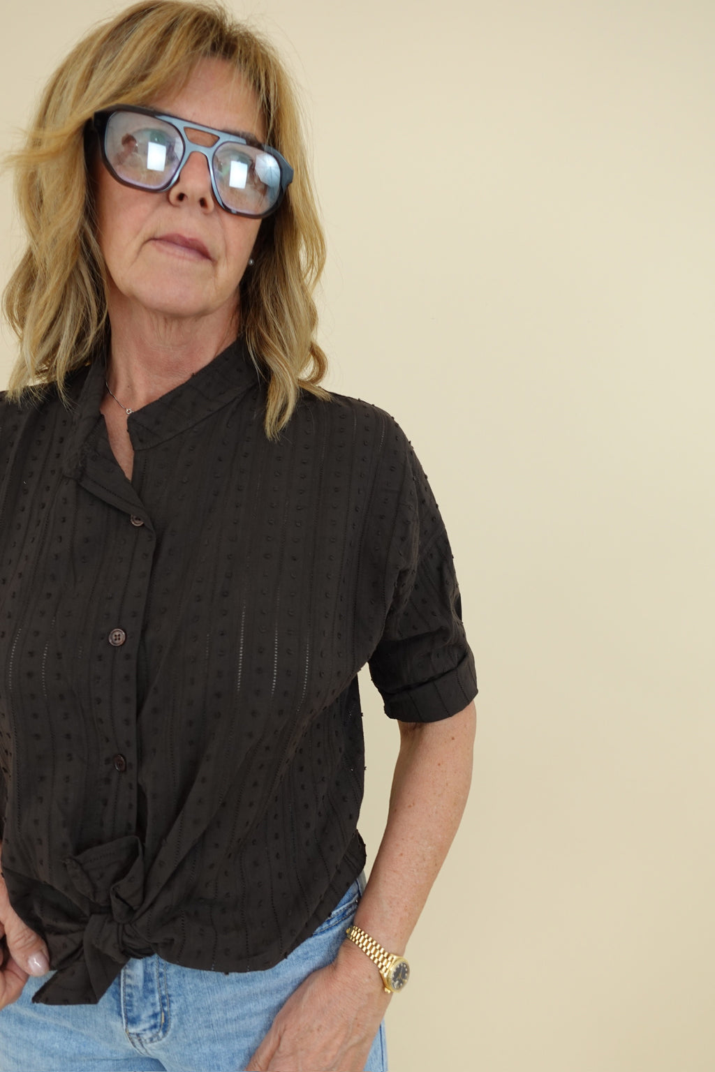 Camicia Malaga Marrone