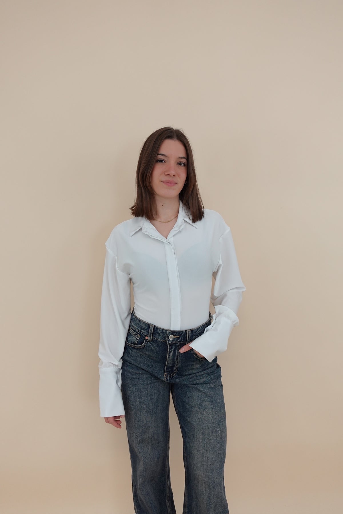 Body Licra Bianco