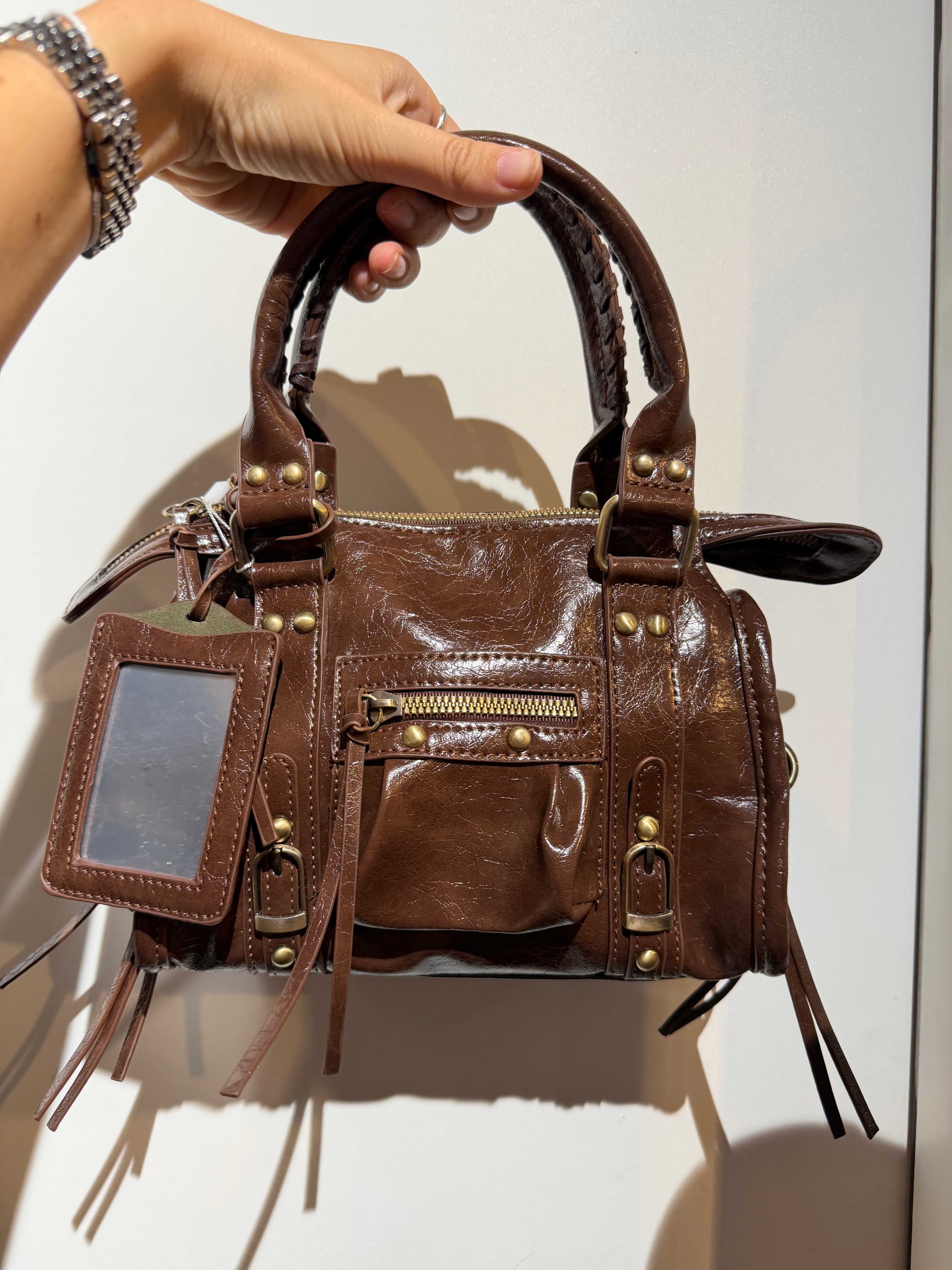 Borsa City Marrone