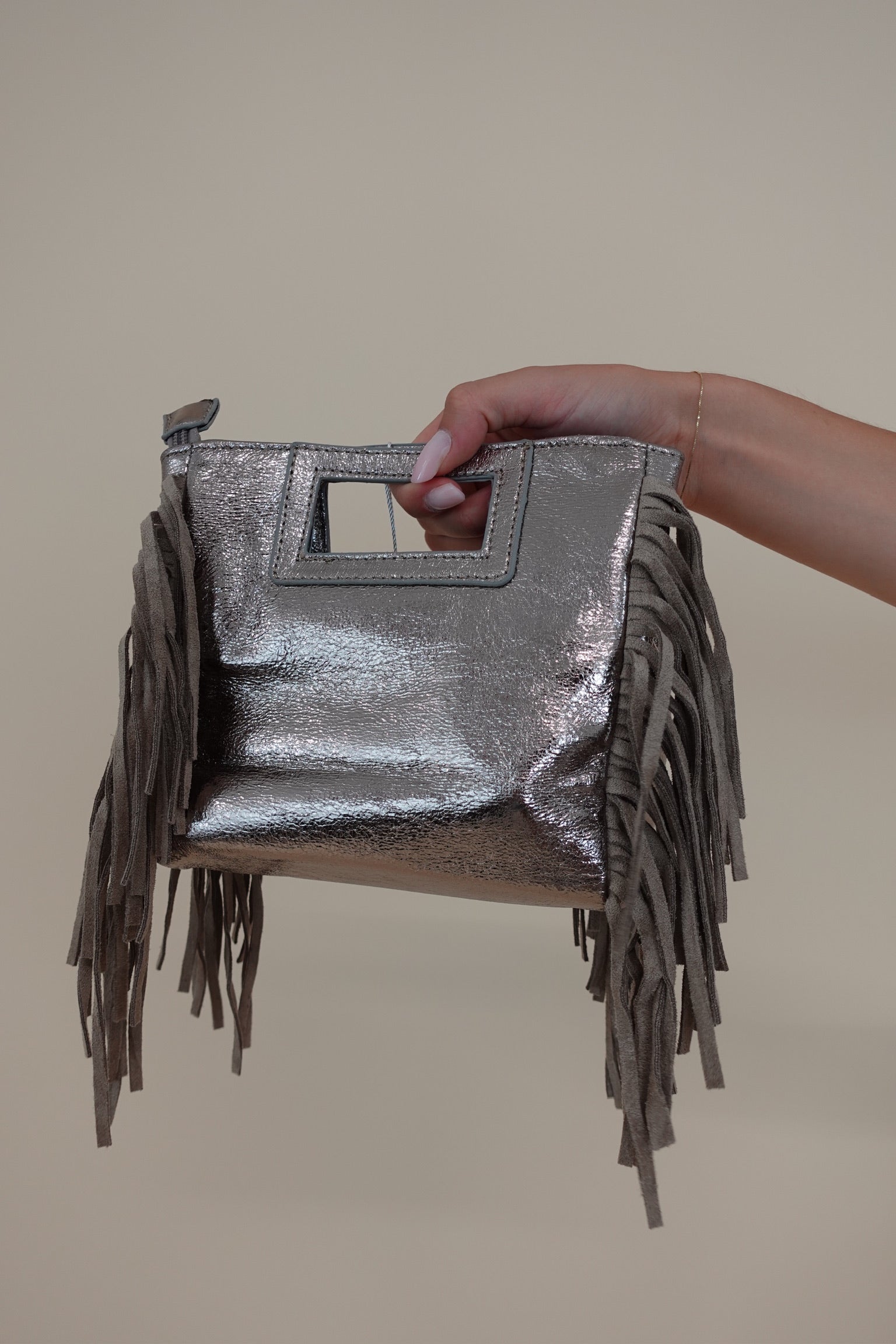 Borsa Frange Lux Dorata