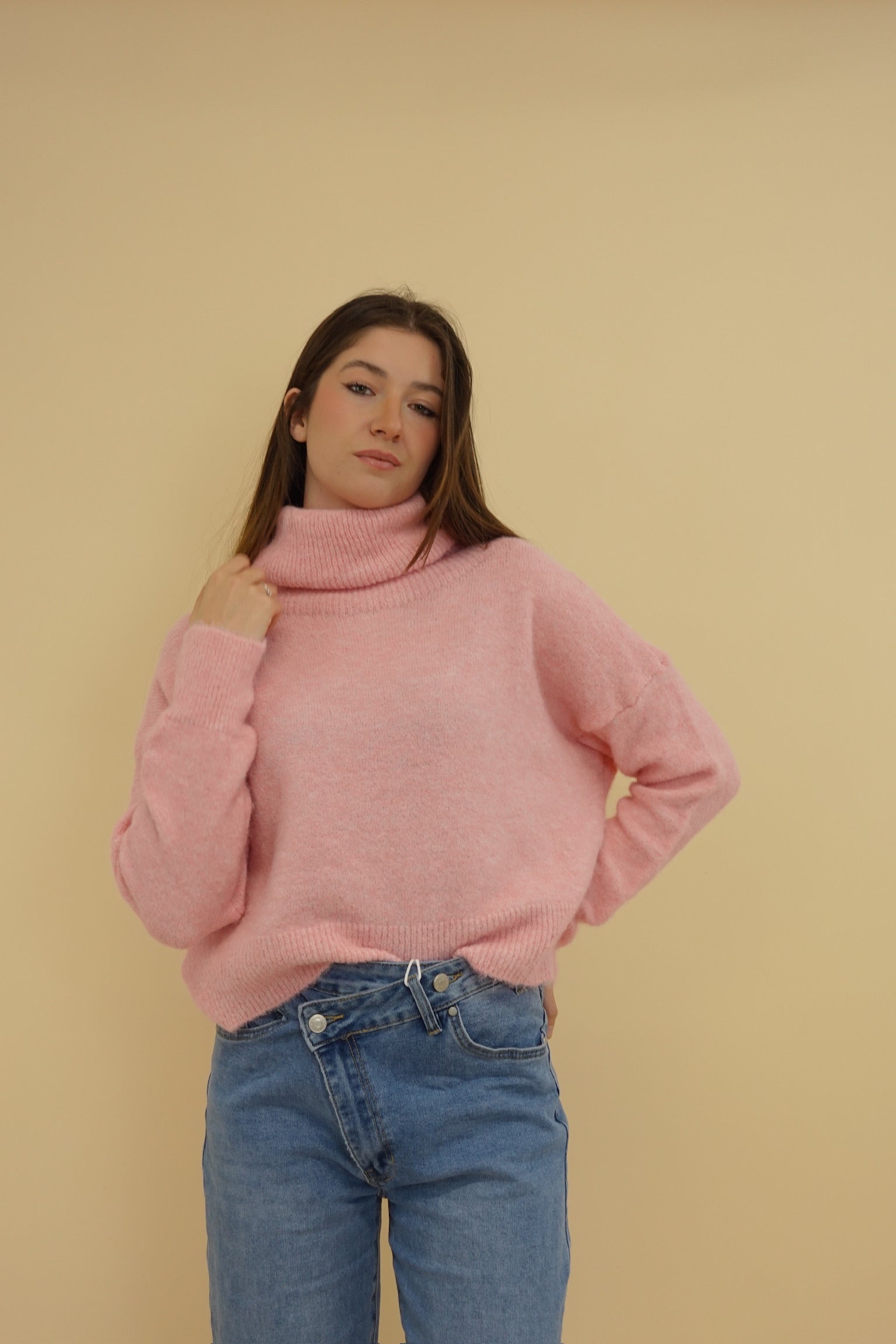 Maglione Total Pink