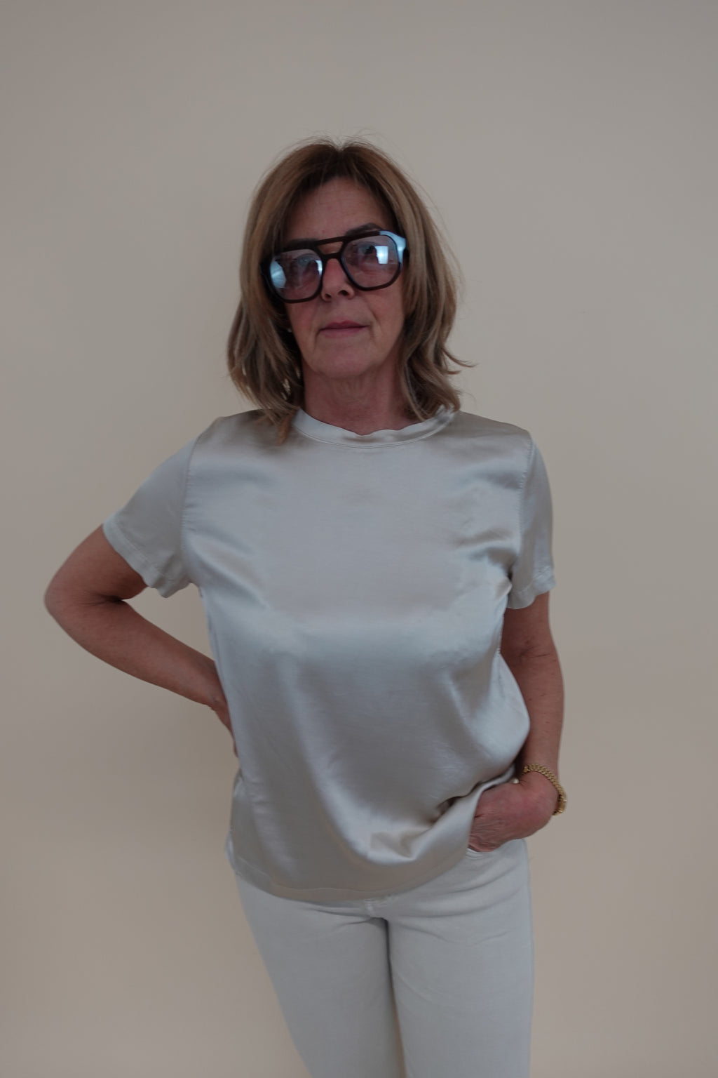 Maglia Satin Beige