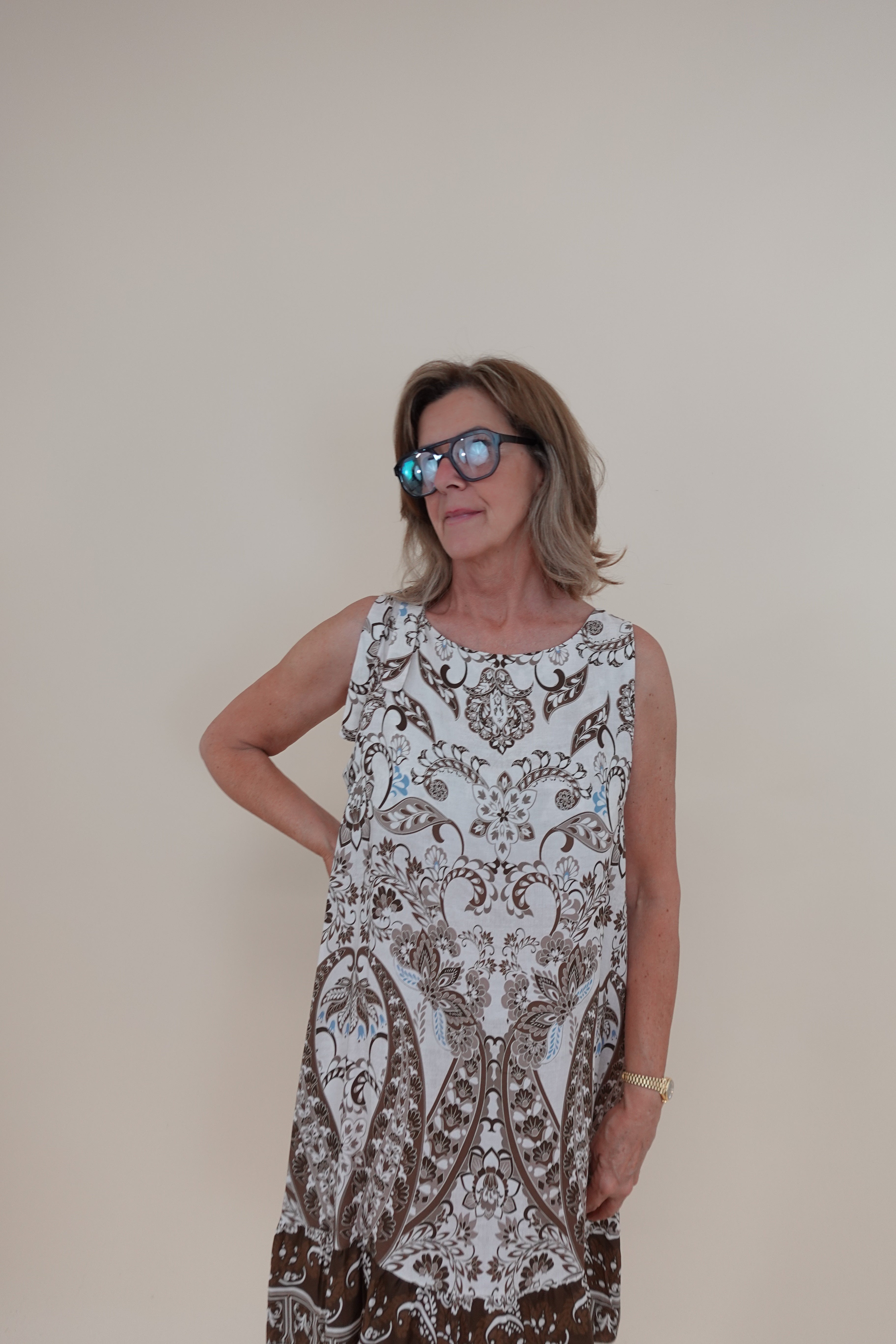Abito Lorena Marrone