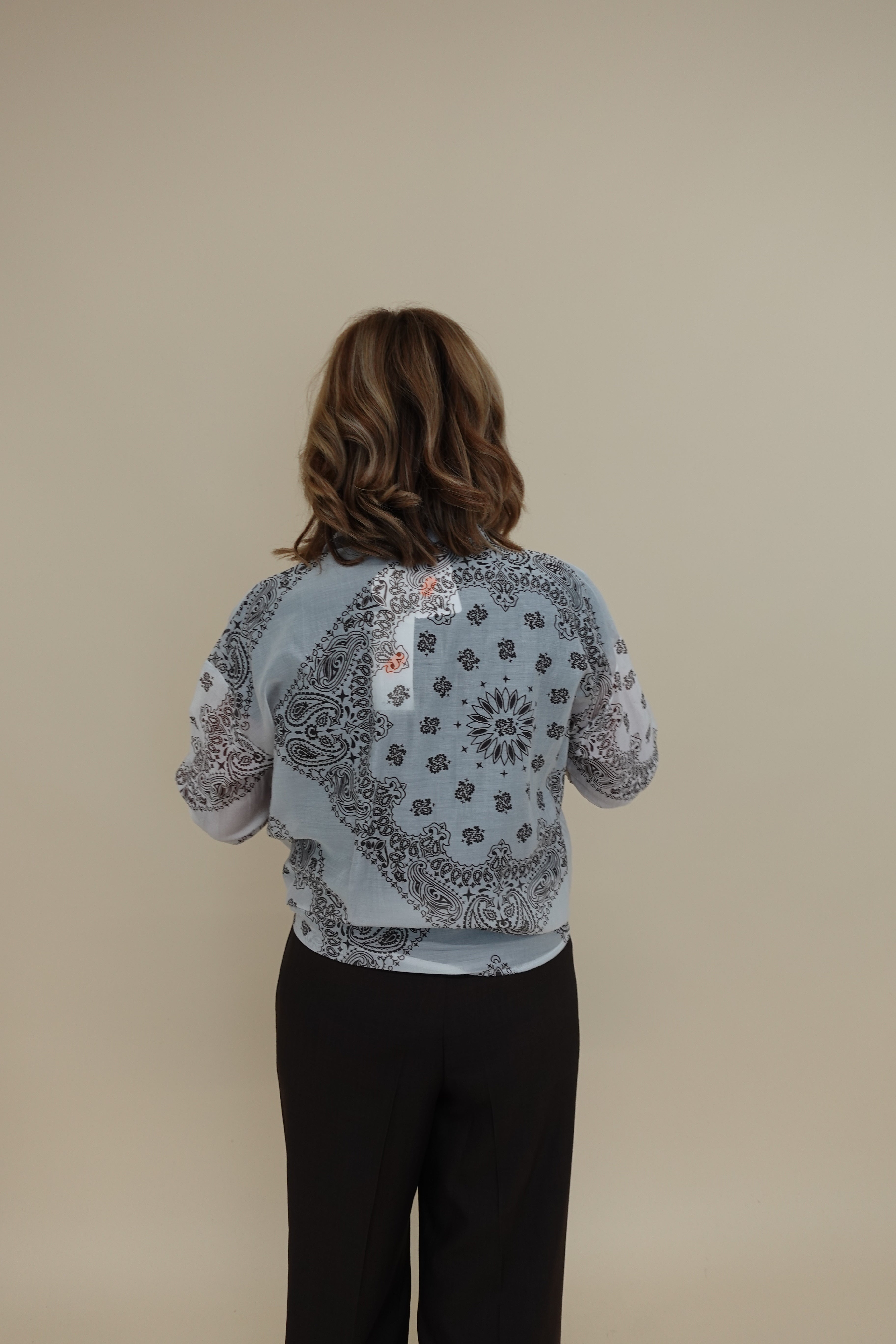 Camicia Bandana Panna