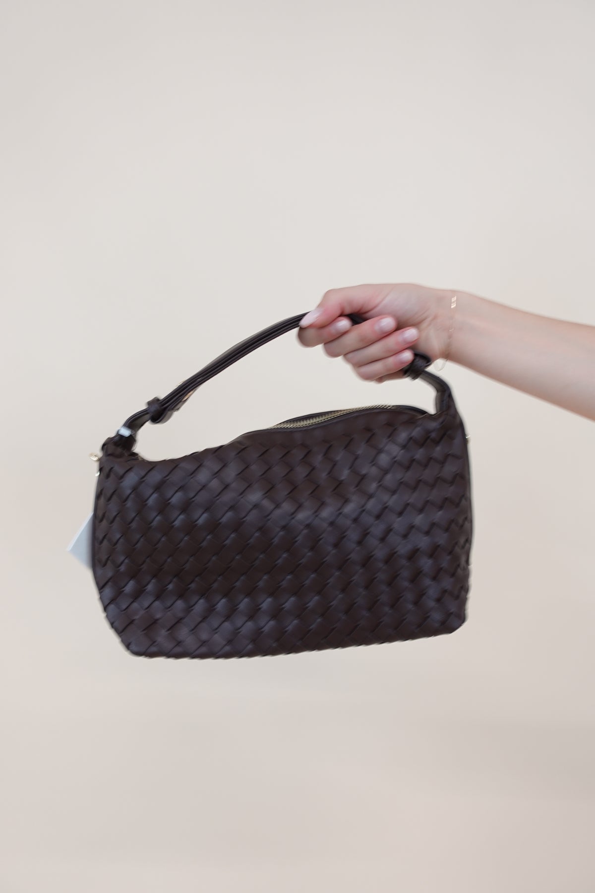 Borsa Intreccio Marrone