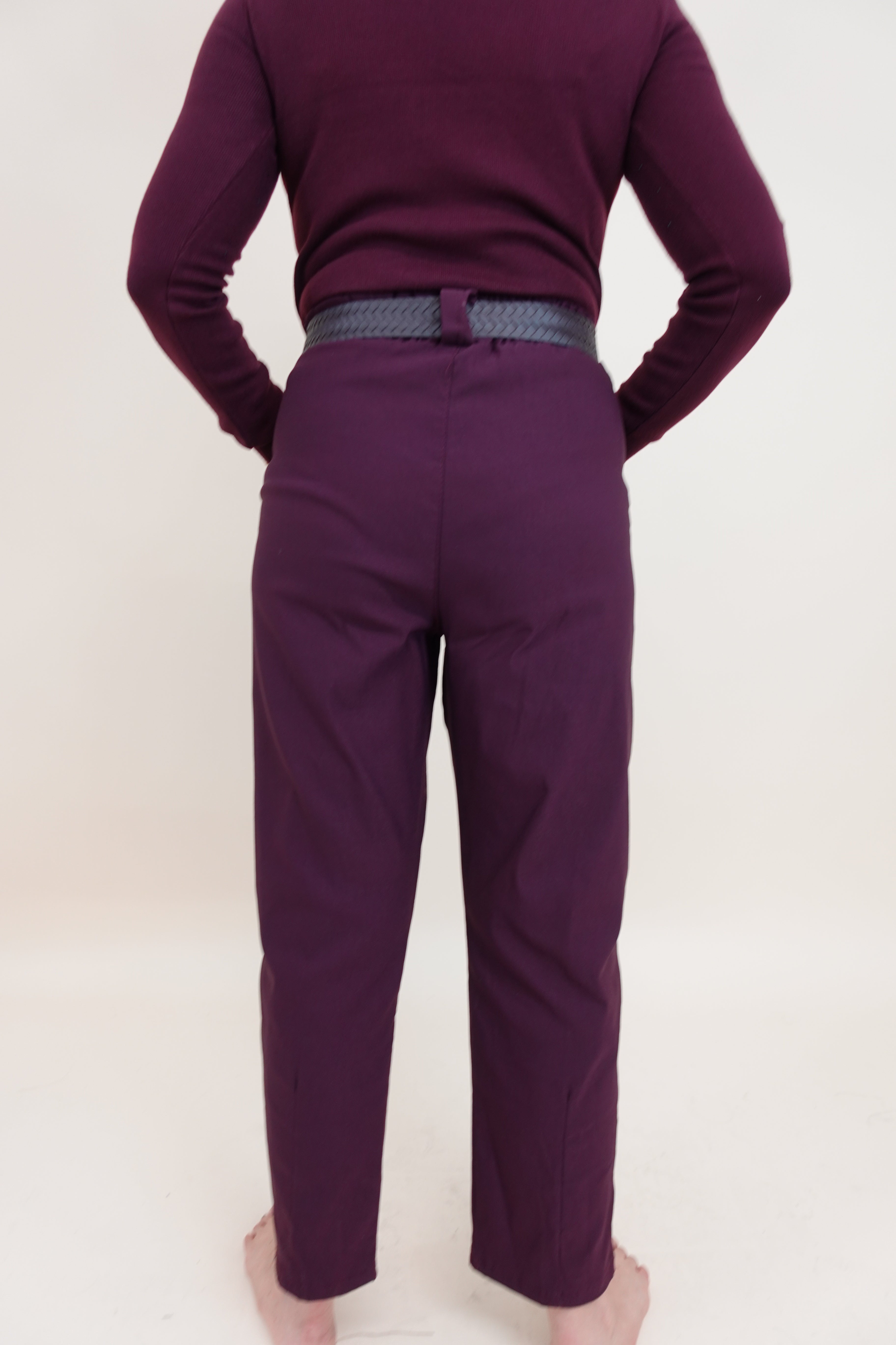 Pantalone Elisa bordeaux