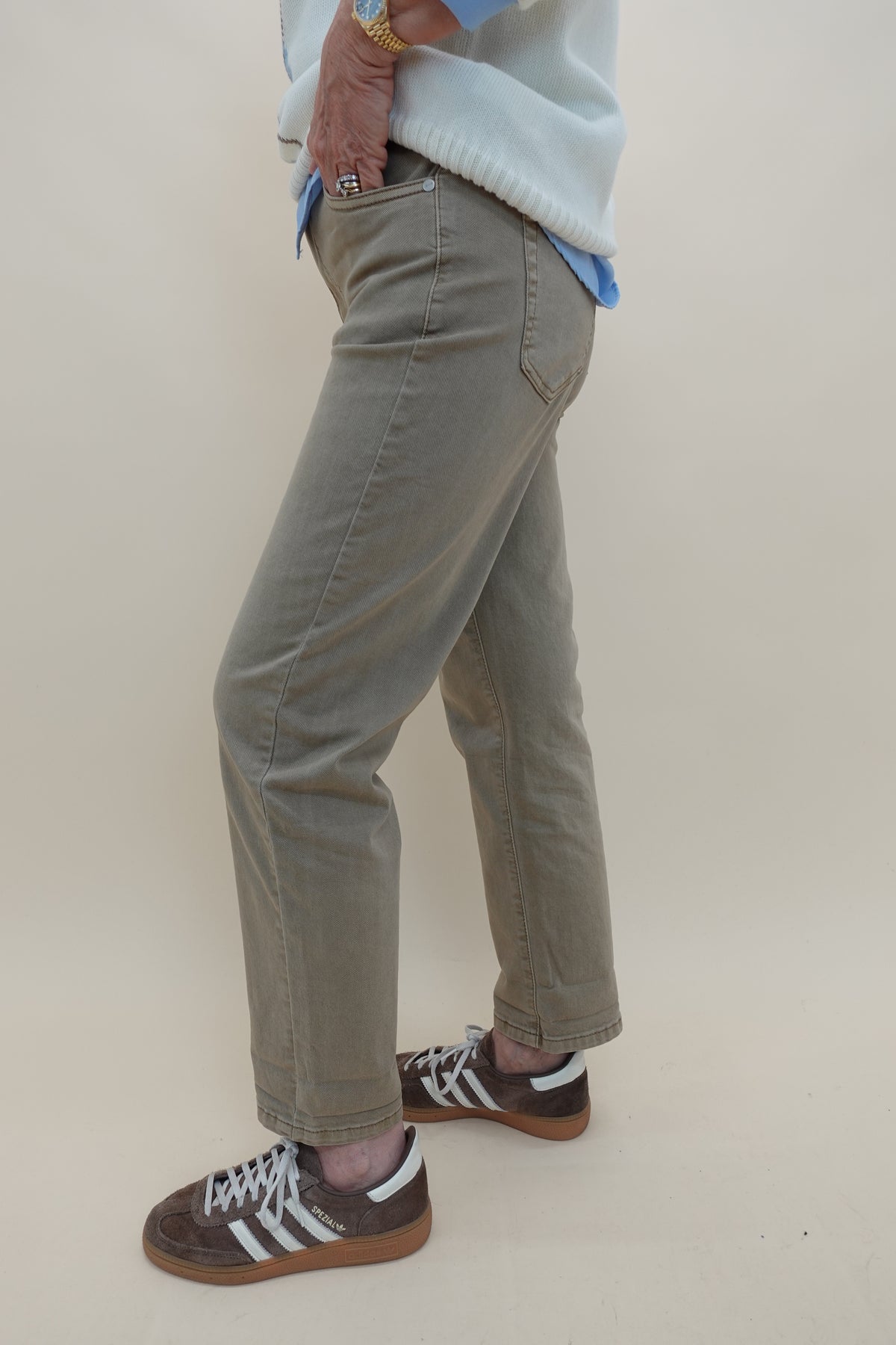 Jeans Momfit Cammello