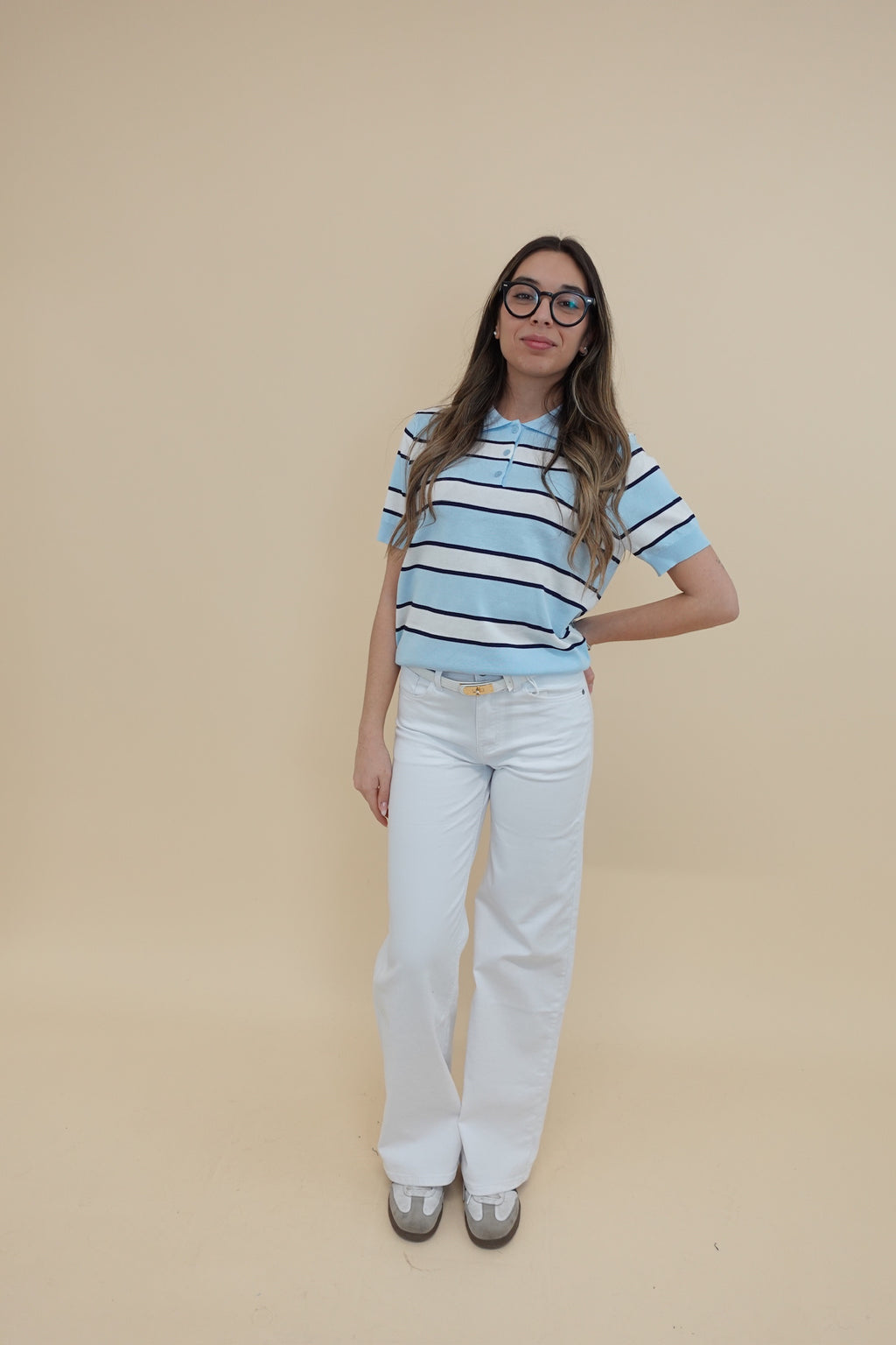 Jeans Palazzo Bianco
