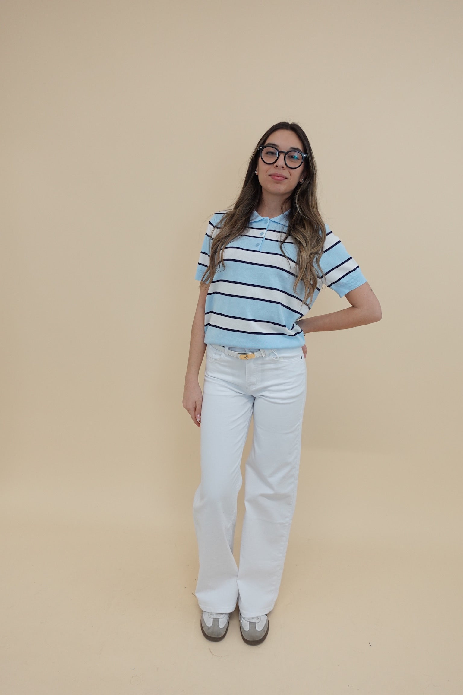 Jeans Palazzo Bianco